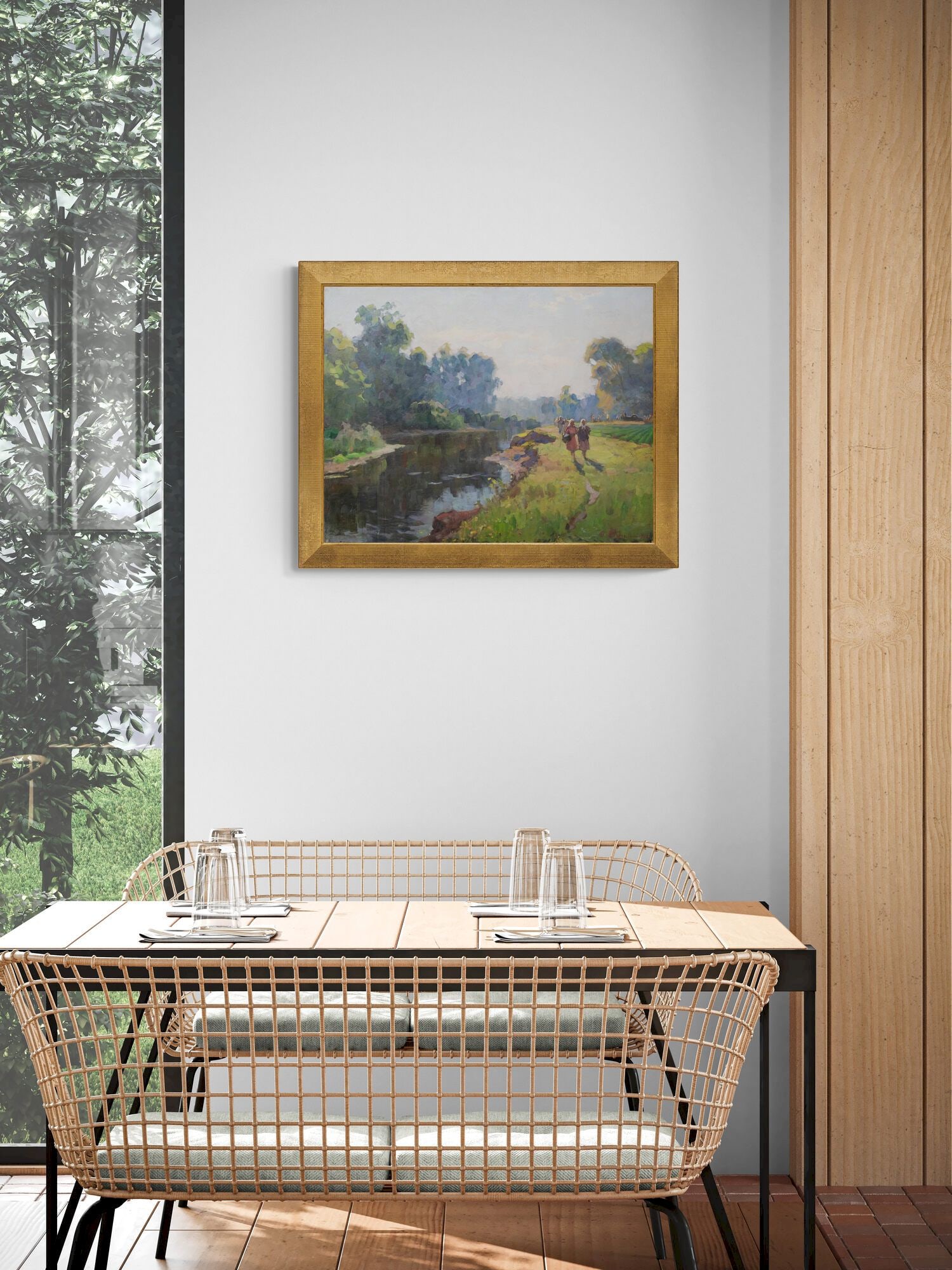 Bezugly Daniil (Ukrainian artist), "Working morning", oil on canvas - 5