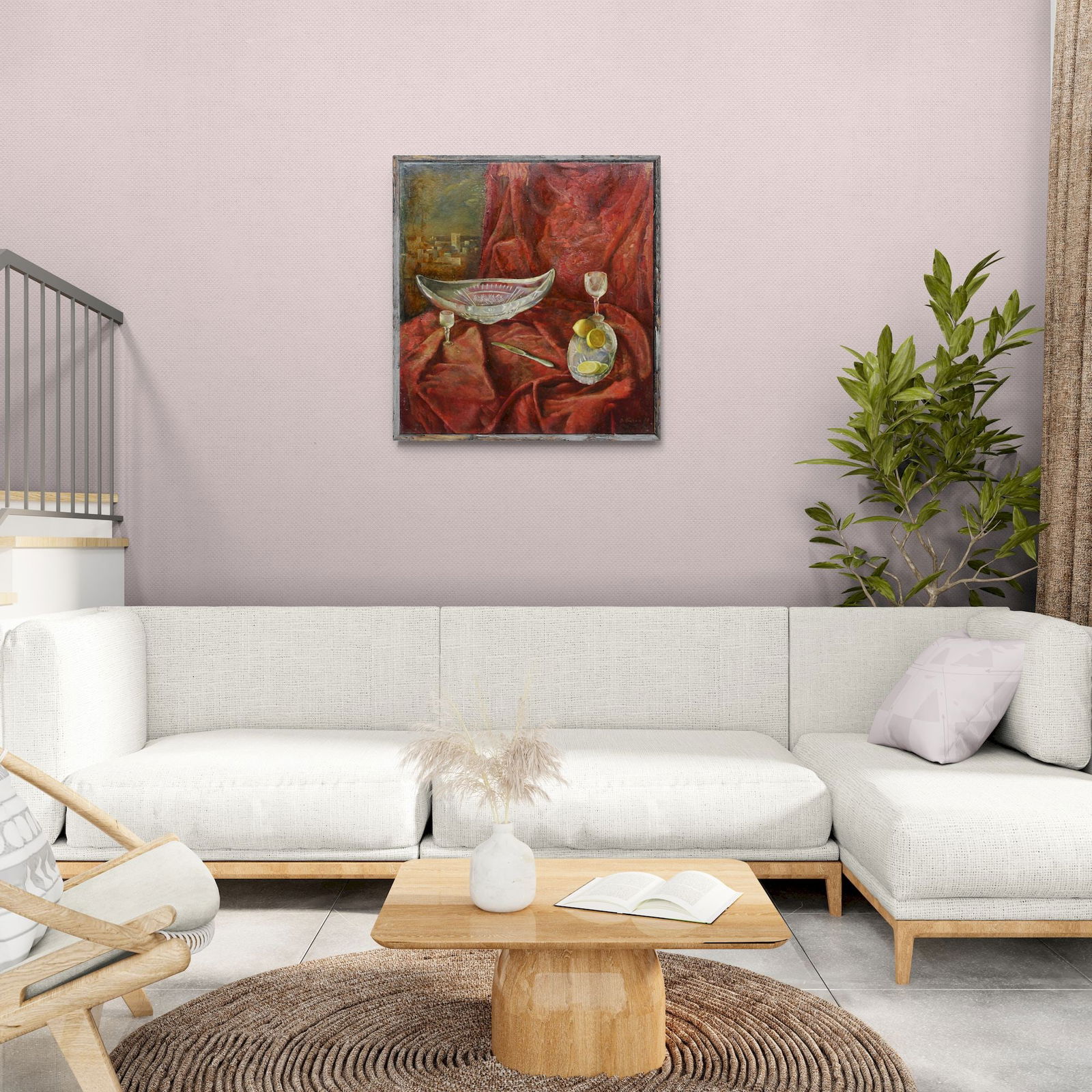 Babak Volodymyr (Ukrainian artist), "Crystal and lemon", oil on canvas - 4