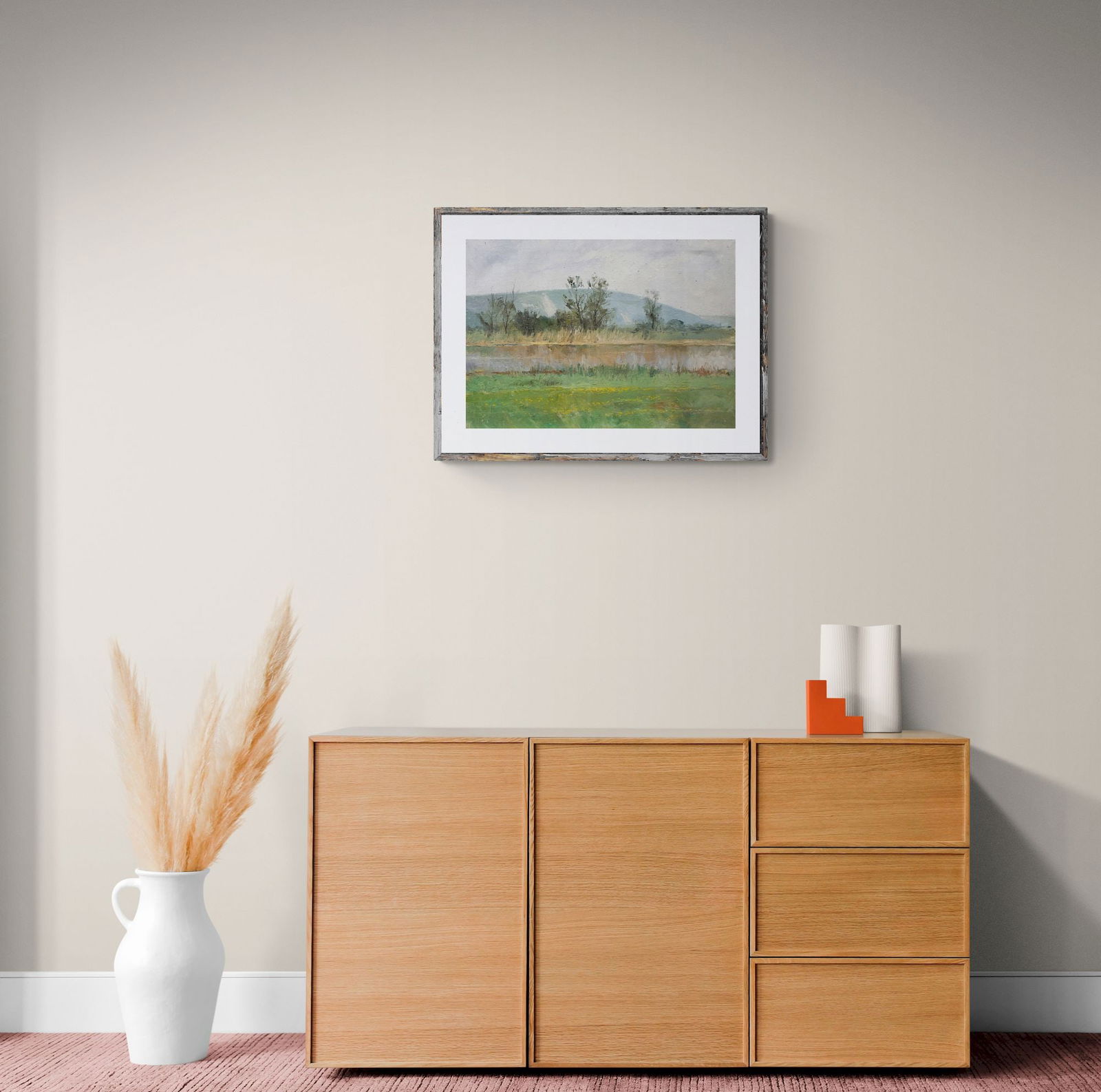 Mishnev Viktor (Ukrainian artist), "Aidar river", oil on canvas - 4