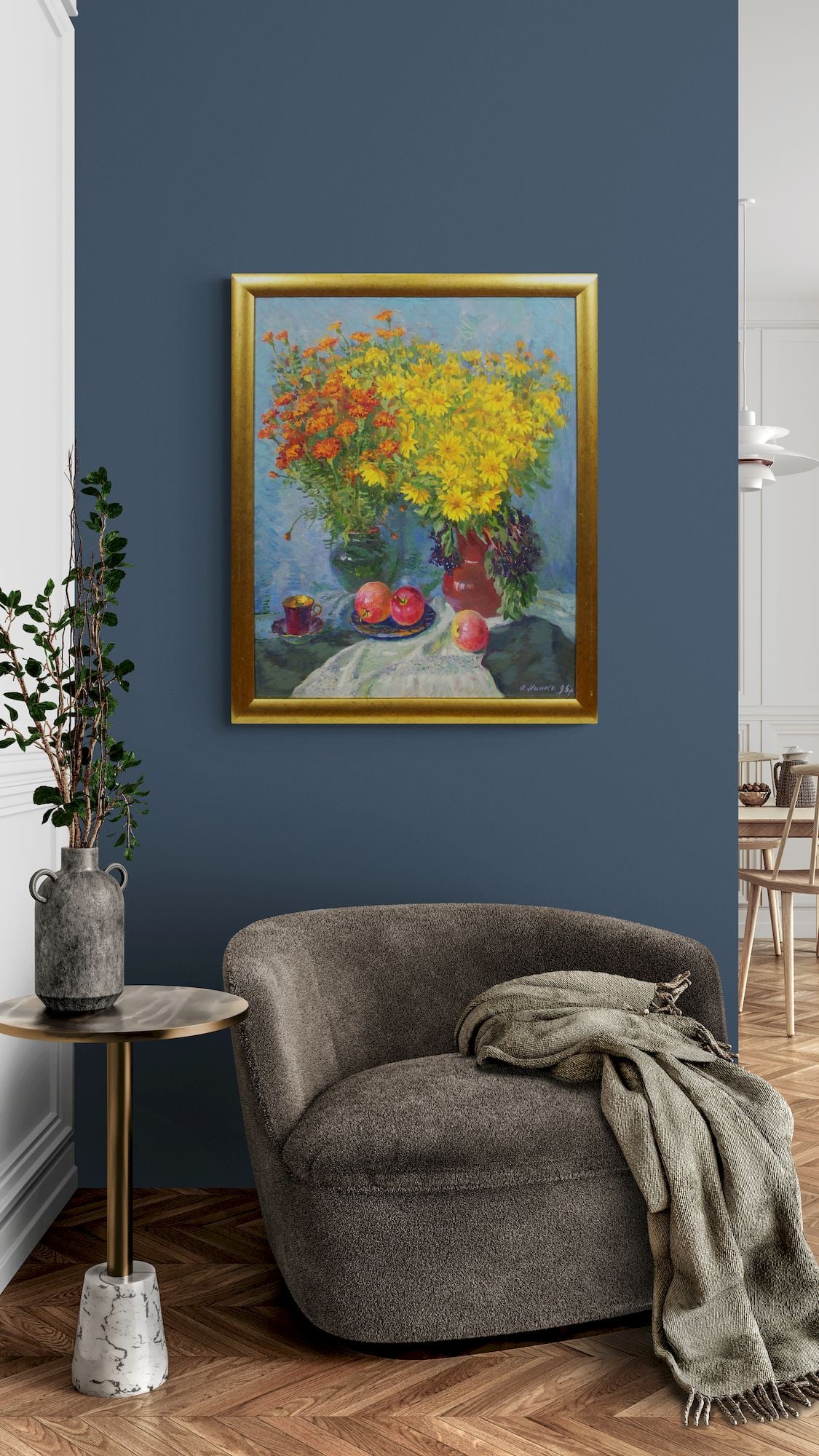 Mynka Olexandr (Ukrainian artist), "Summer still life", oil on canvas - 5