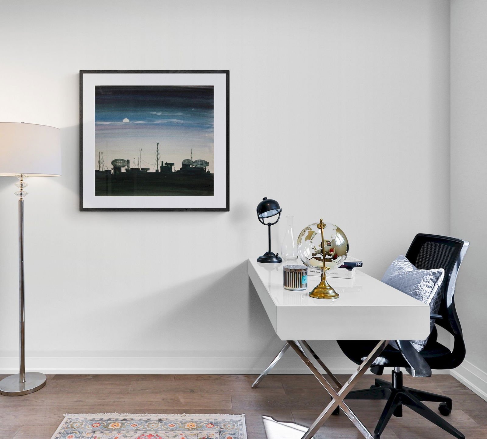 Kirilkov Valentin (Ukrainian artist), "Radar equipment", watercolor on paper - 2