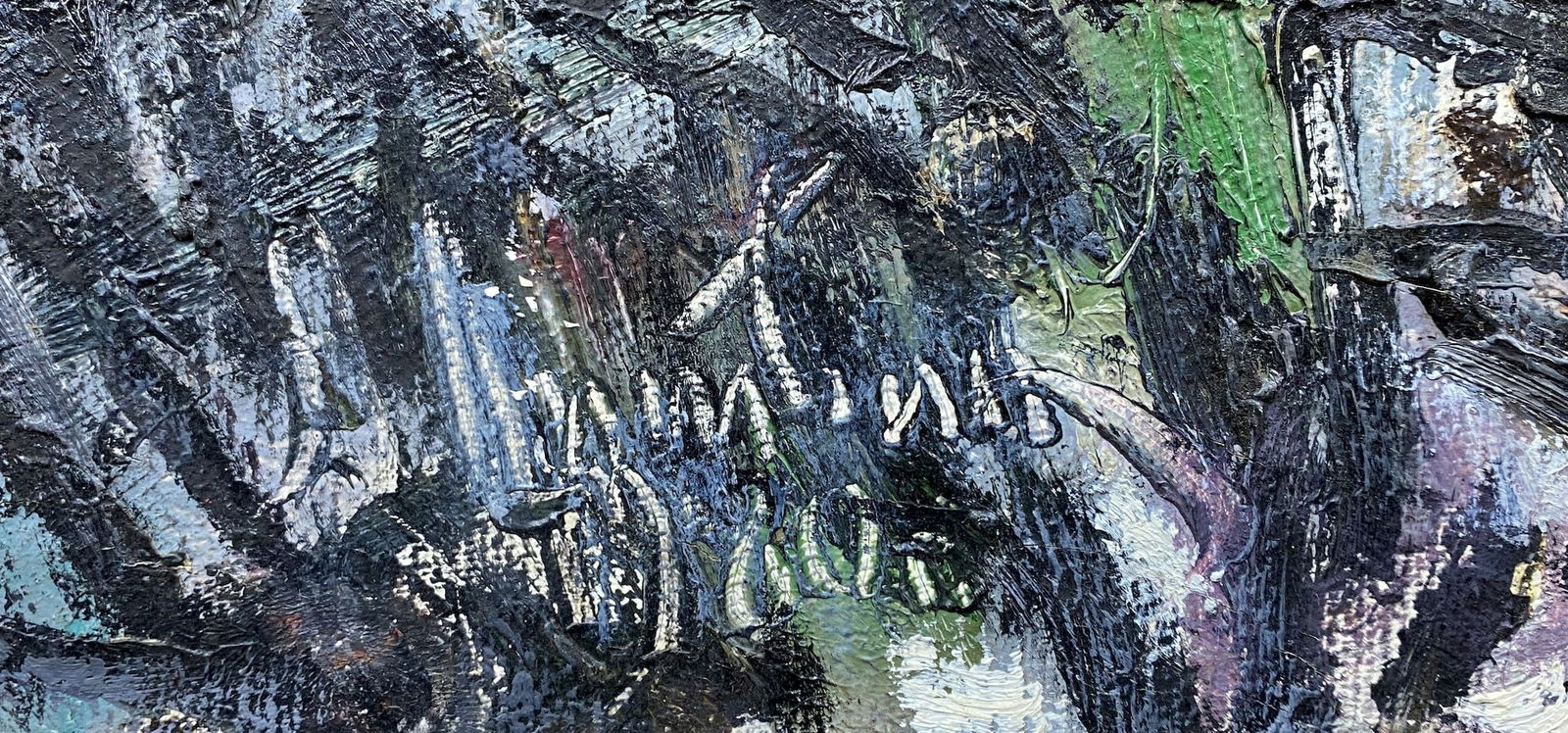 Litvinov Oleksiy (Ukrainian artist), "Winter in Kozhukhivka", oil on canvas - 3