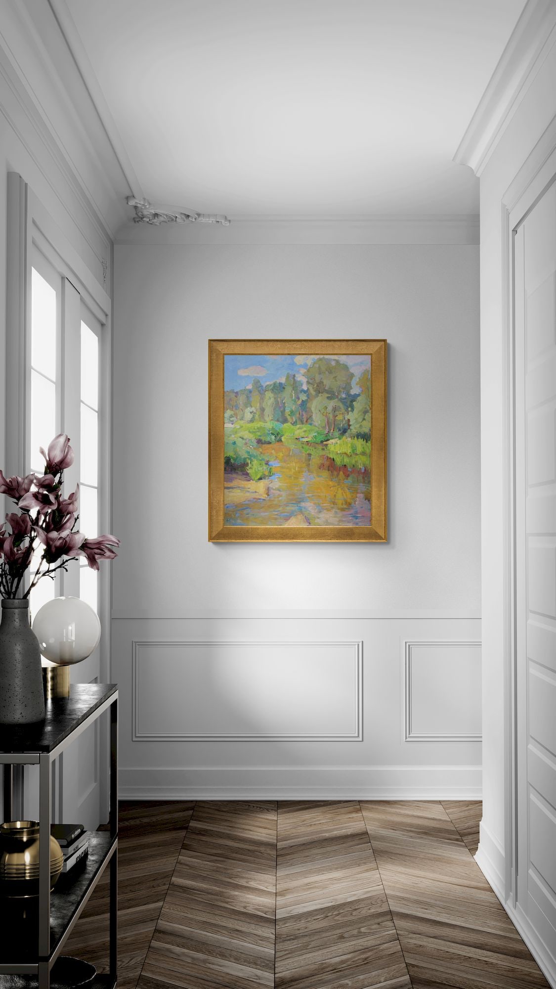 Kudryavtsev Leonid (Ukrainian artist), "Dnieper ledge", oil on canvas - 3