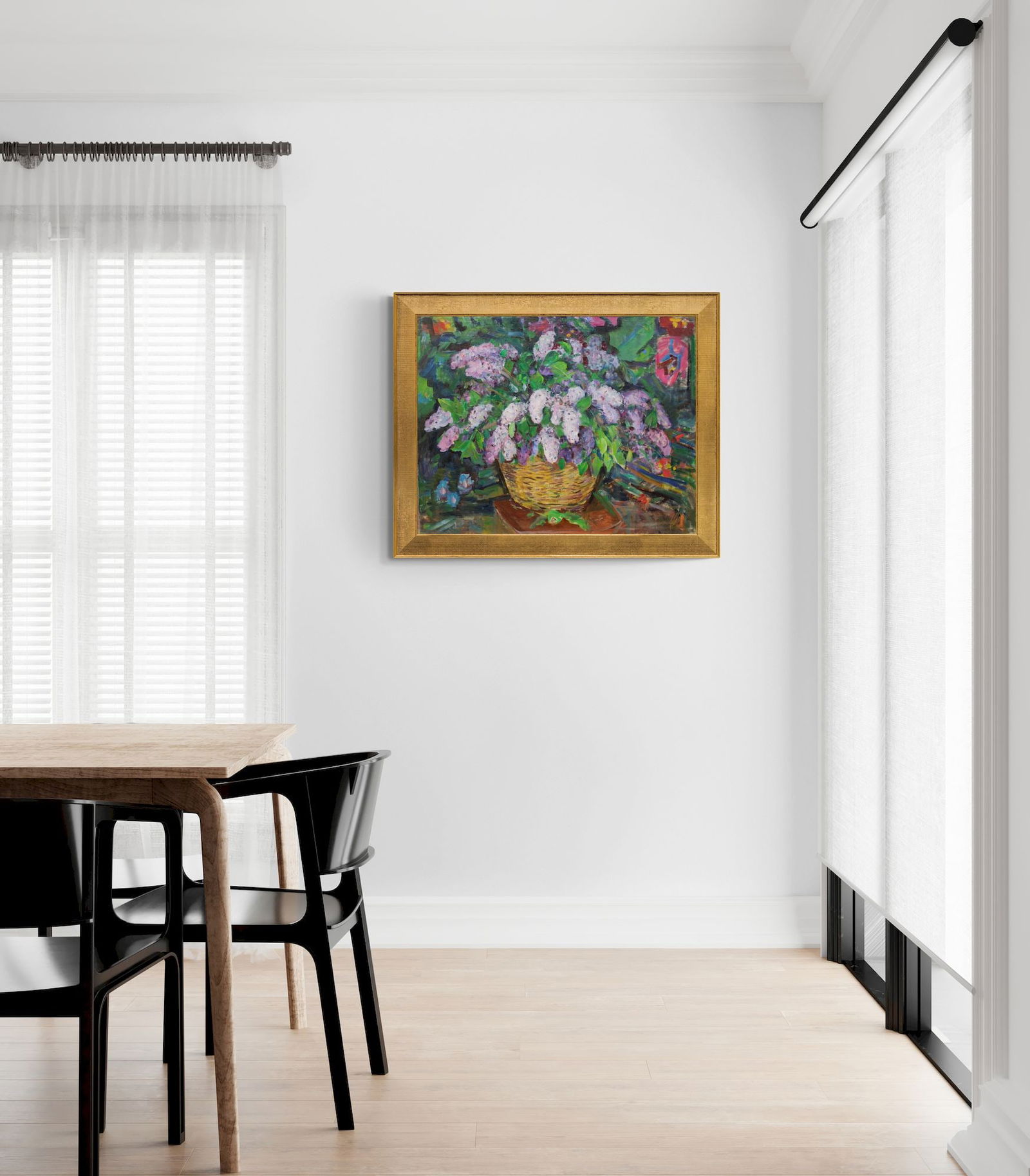 Makatukha Vasyl (Ukrainian artist), "Lilac", oil on canvas - 4