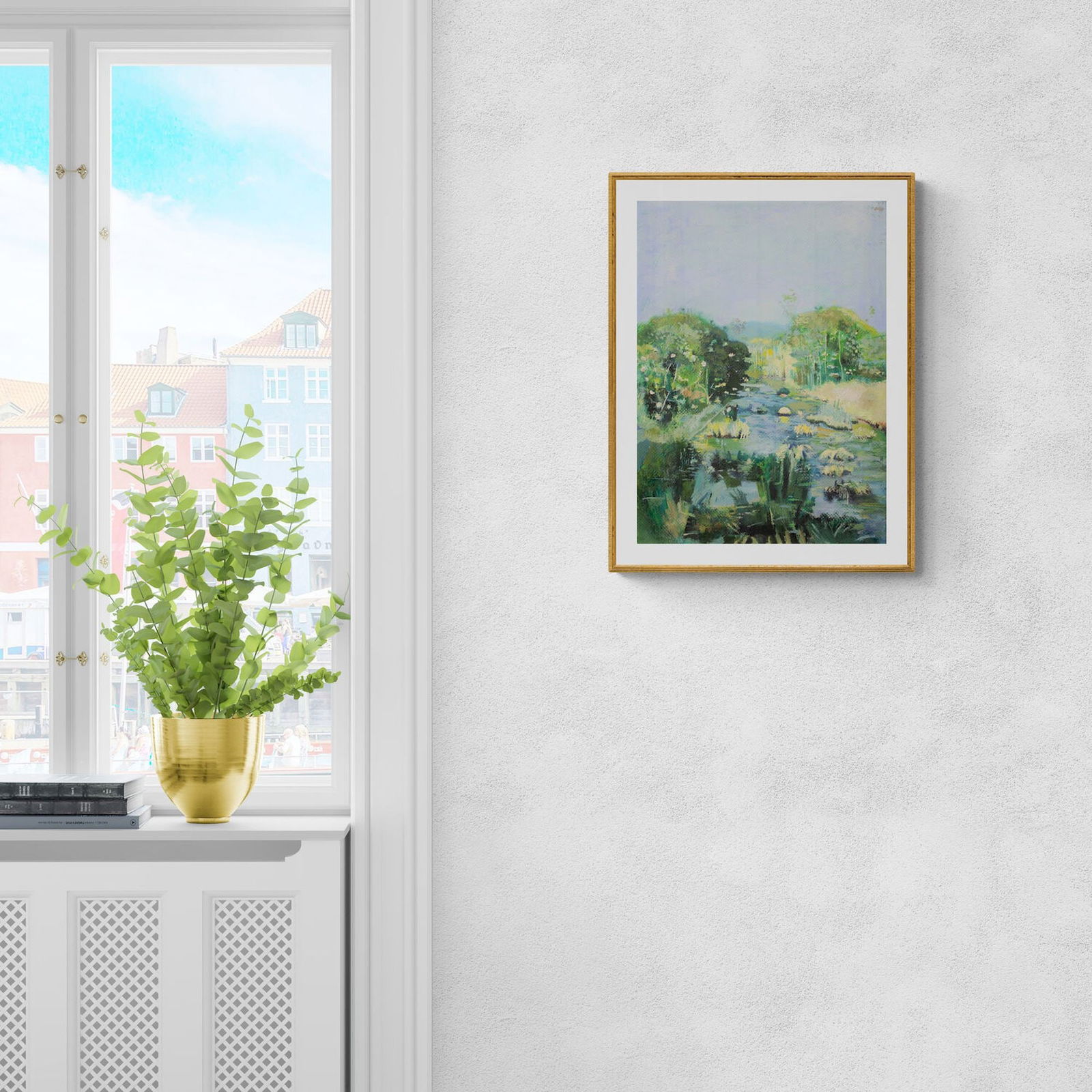 Unidentified (Ukrainian artist), "Lily", oil on canvas - 3