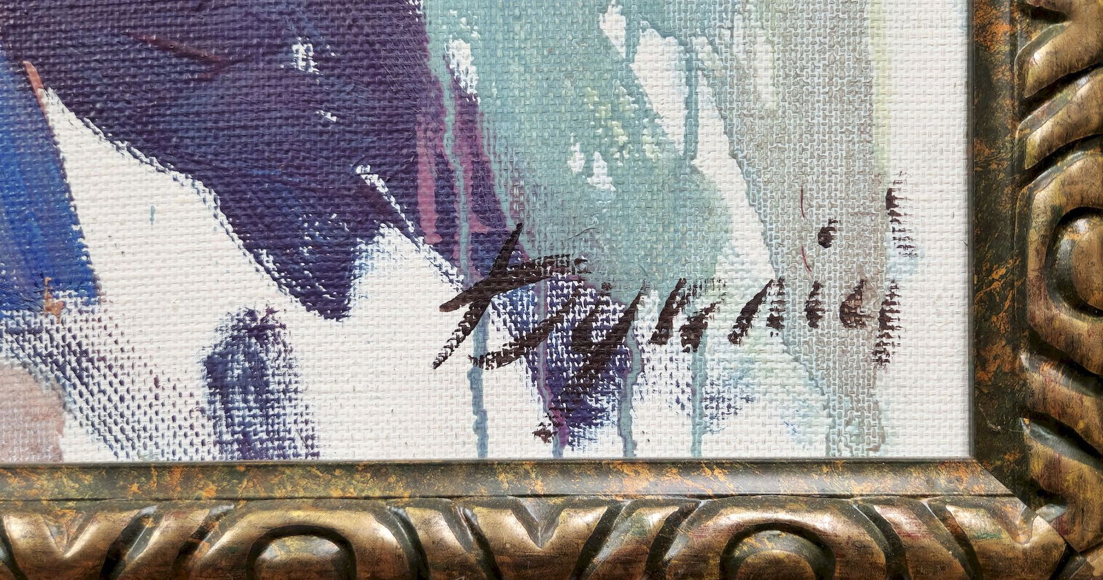 Dupliy Sergiy (Ukrainian artist), "Gladiolus", oil on canvas - 2