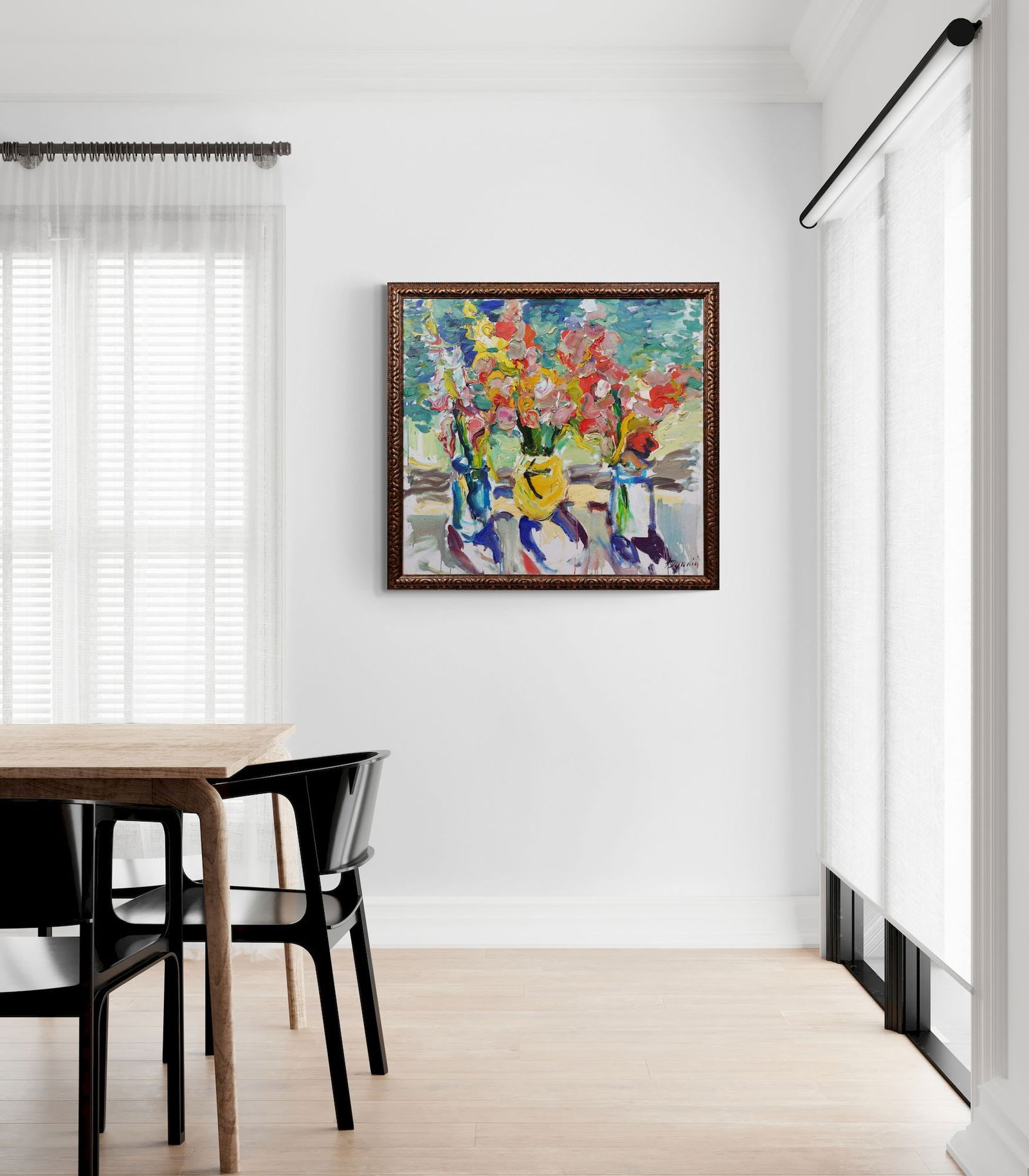 Dupliy Sergiy (Ukrainian artist), "Gladiolus", oil on canvas - 4