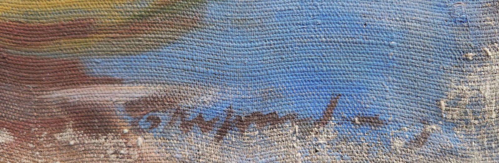 Korostylev Volodymir (Ukrainian artist), "River walk", oil on canvas - 2