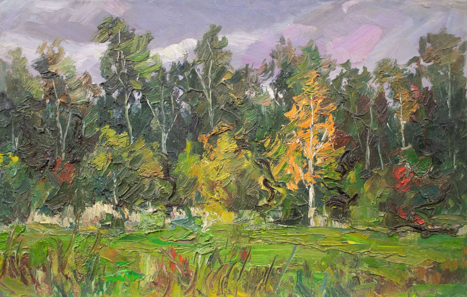 Netrebenko Olexandr (Ukrainian artist), "Before the storm", oil on cardboard: Title: Netrebenko Olexandr (Ukrainian artist), "Before the storm", oil on cardboard Artist: Netrebenko Olexandr Mykolayovich Description: ARTIST: Netrebenko Olexandr Mykolayovich, Ukrainian artist TIT