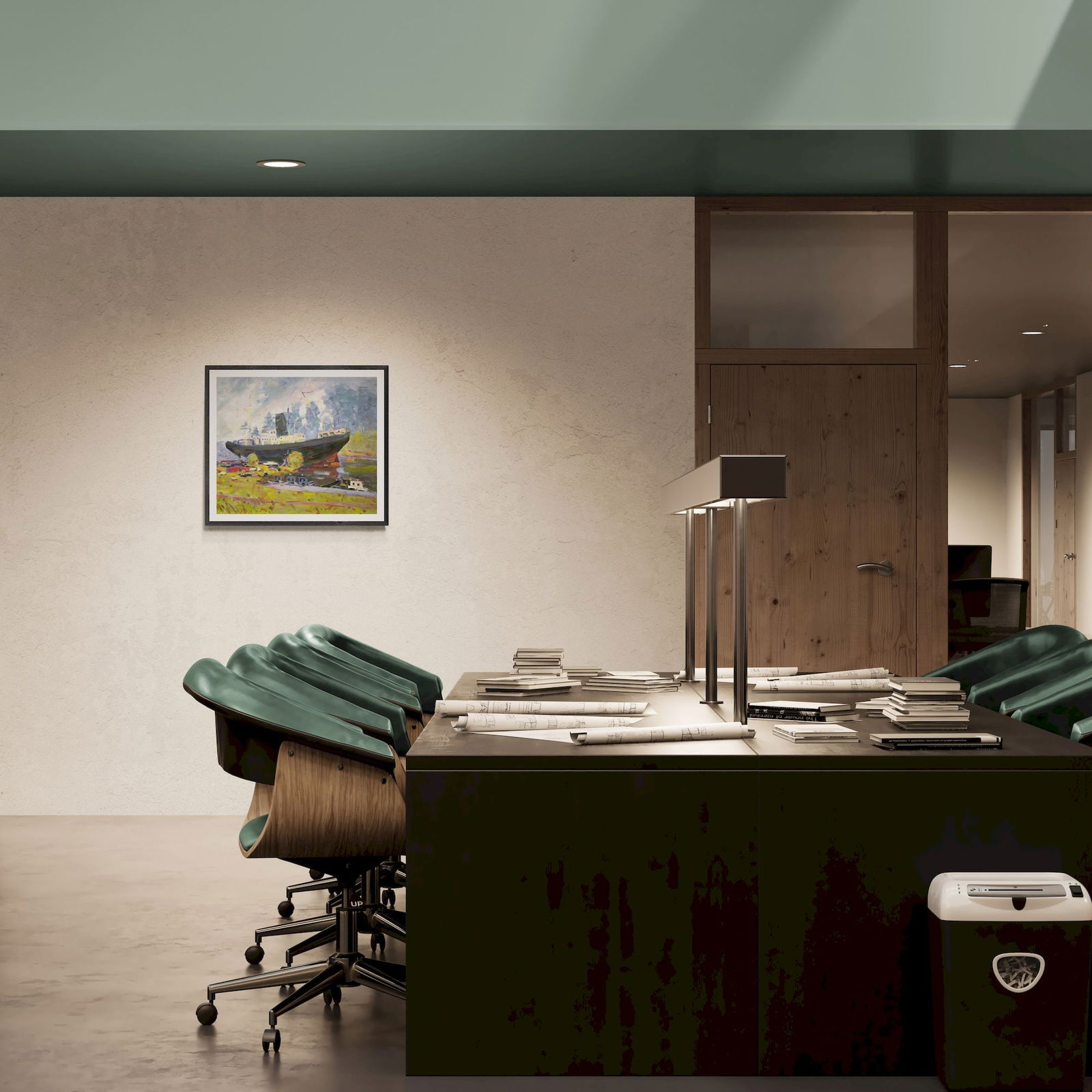 Tyukha Ivan (Ukrainian artist), "Pier", oil on canvas - 3