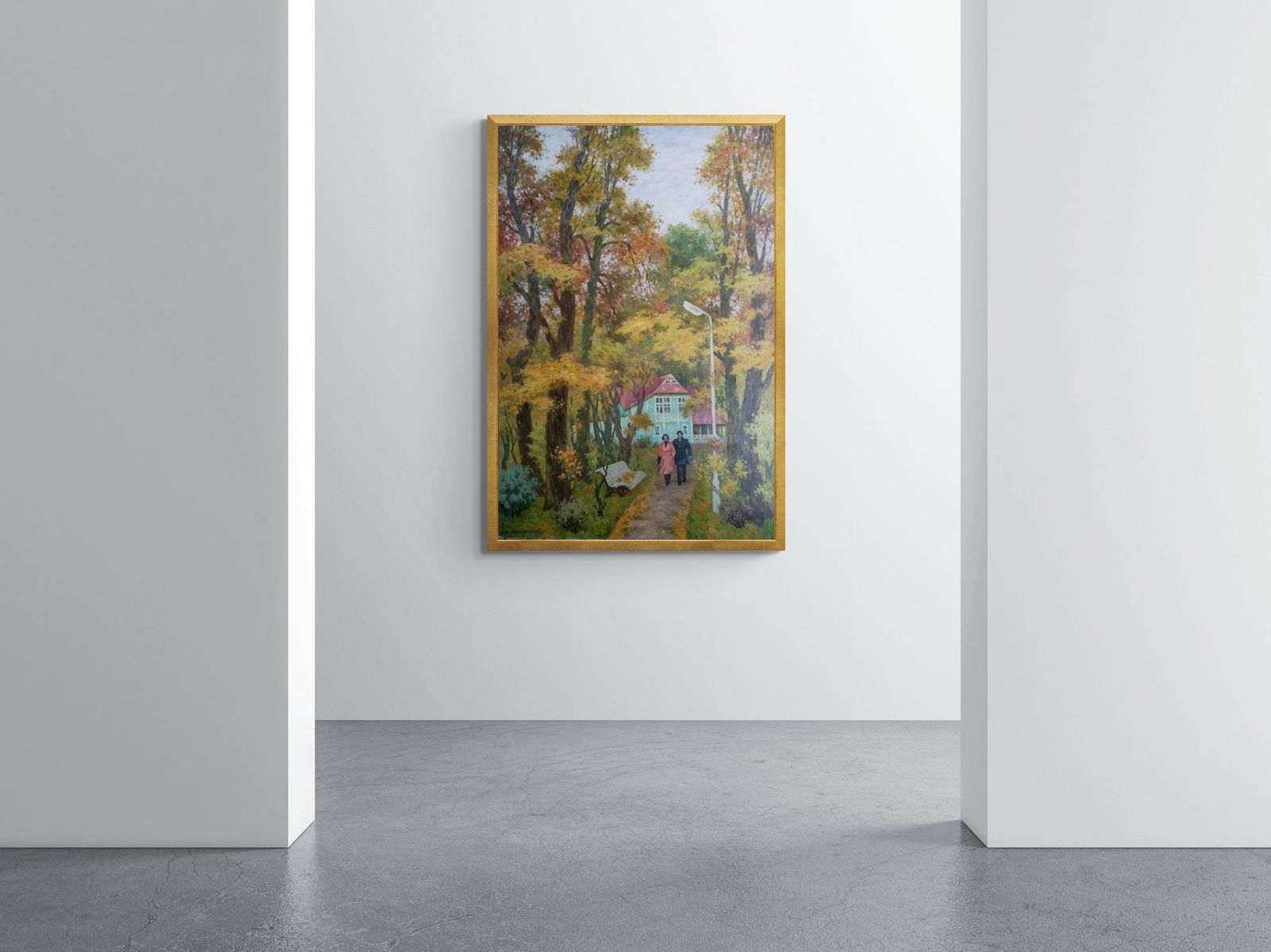 Lezhansky Vyacheslav (Ukrainian artist), "Autumn", oil on canvas - 4