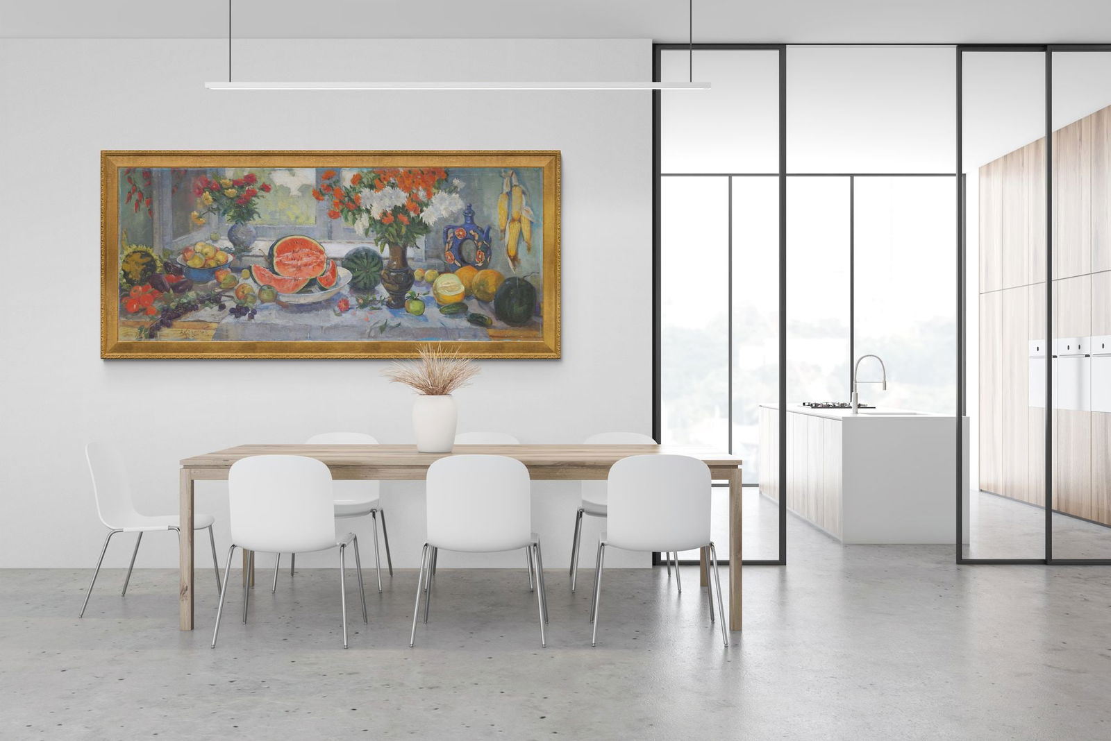 Bilopoliy Joseph (Ukrainian artist), "Still life at the window", oil on canvas - 4