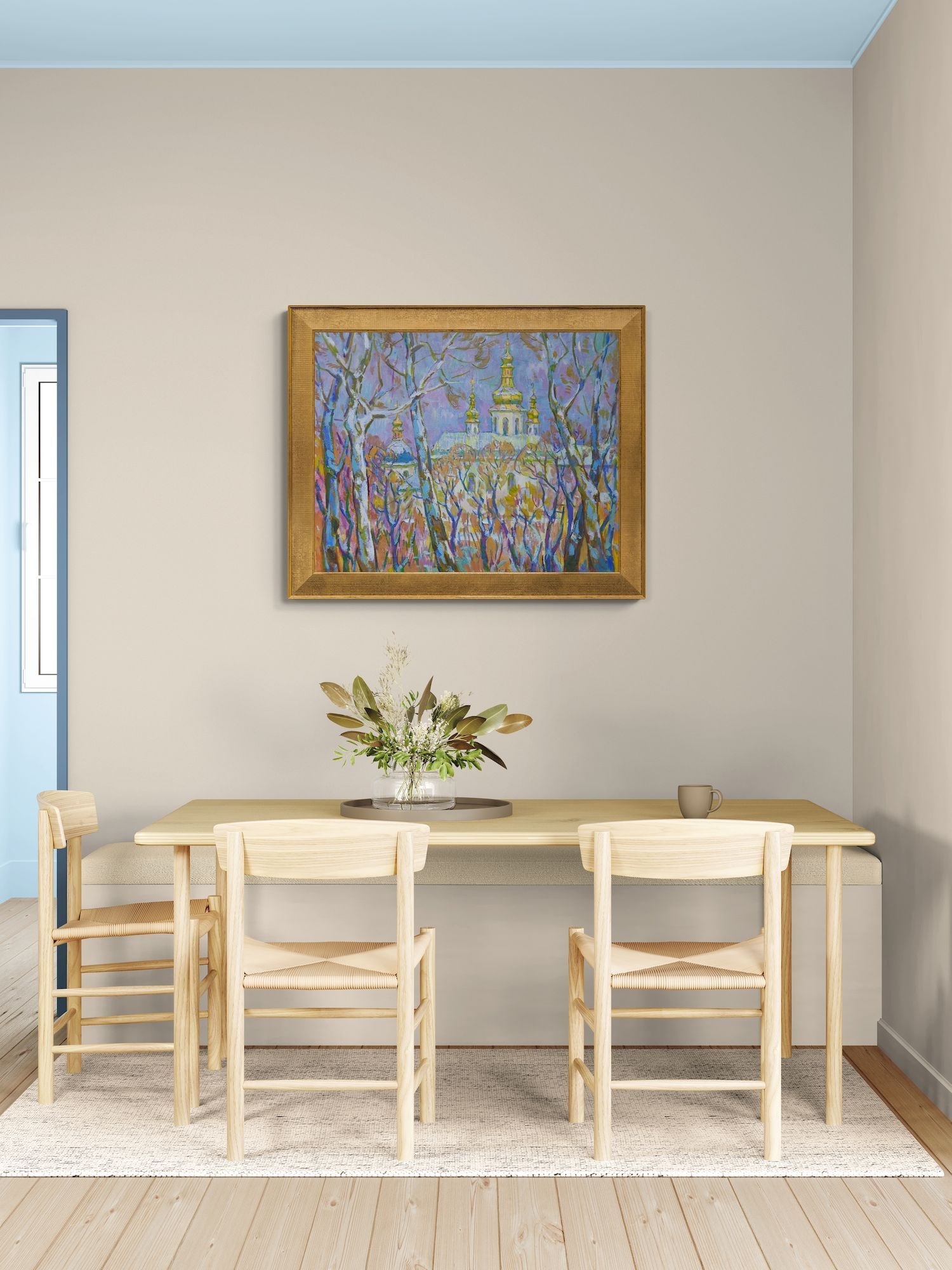 Chegodar Vasyl (Ukrainian artist), "Lavra", oil on canvas - 6