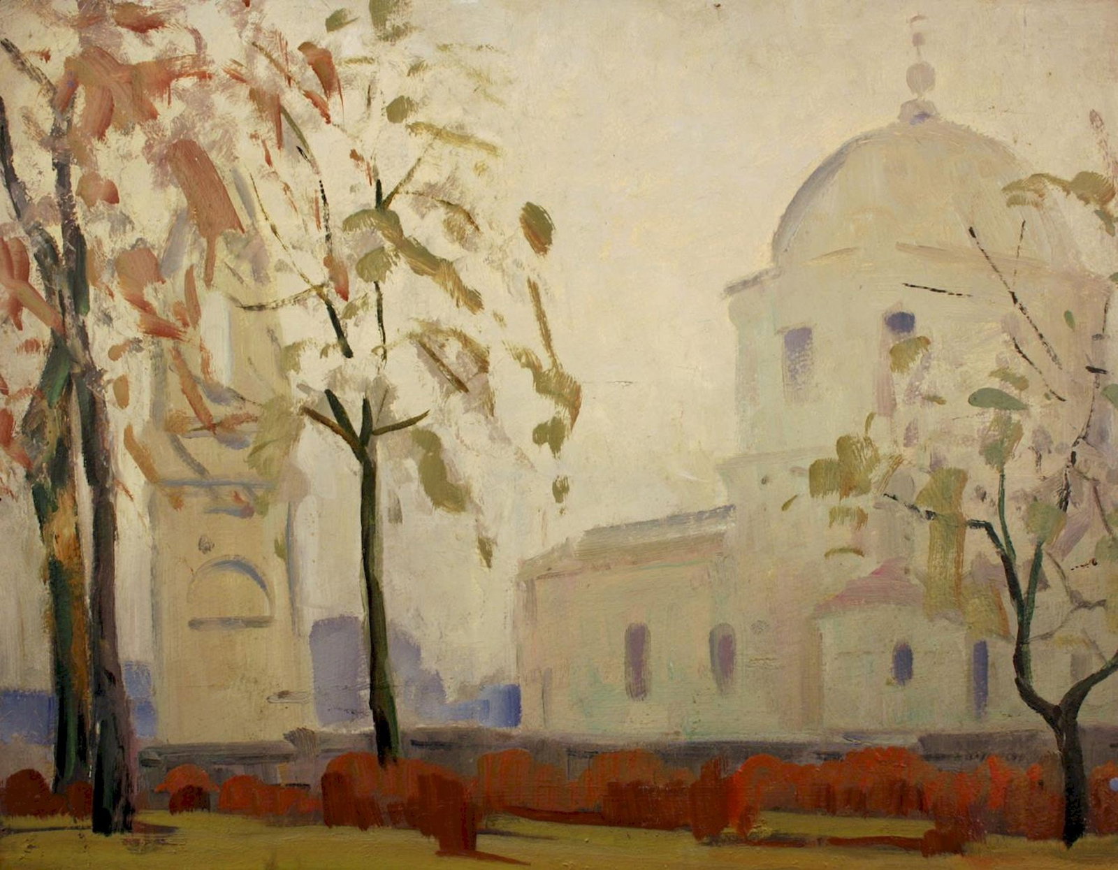 Tyukha Ivan (Ukrainian artist), "Bright morning", oil on cardboard: Title: Tyukha Ivan (Ukrainian artist), "Bright morning", oil on cardboard Artist: Tyukha Ivan Andriyovich Description: ARTIST: Tyukha Ivan Andriyovich, Ukrainian artist TITLE: "Bright morning" SIZE: 4