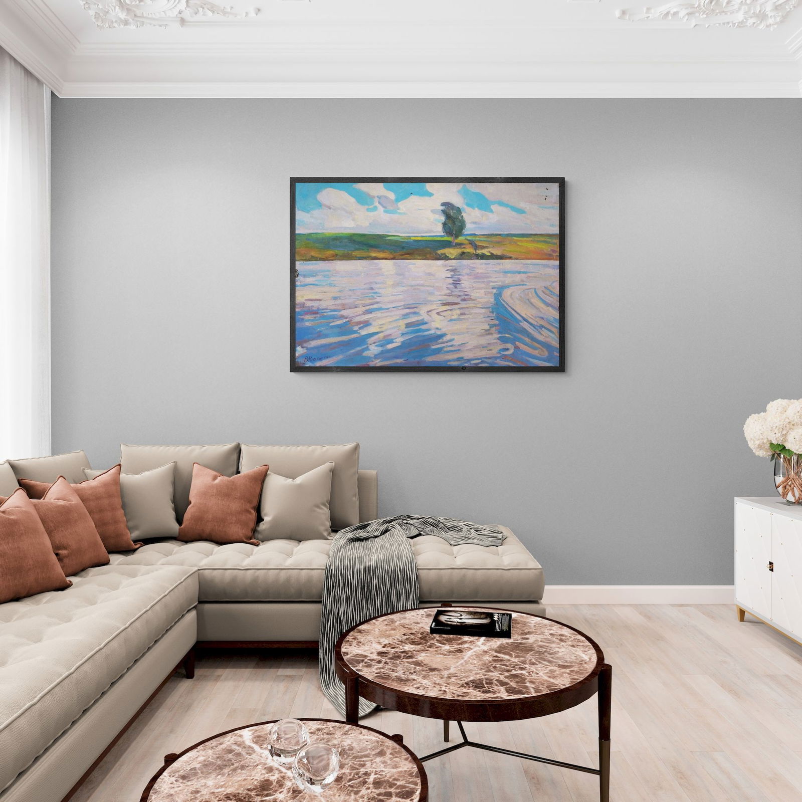 Makatukha Vasyl (Ukrainian artist), "Fresh breeze", oil on canvas - 5