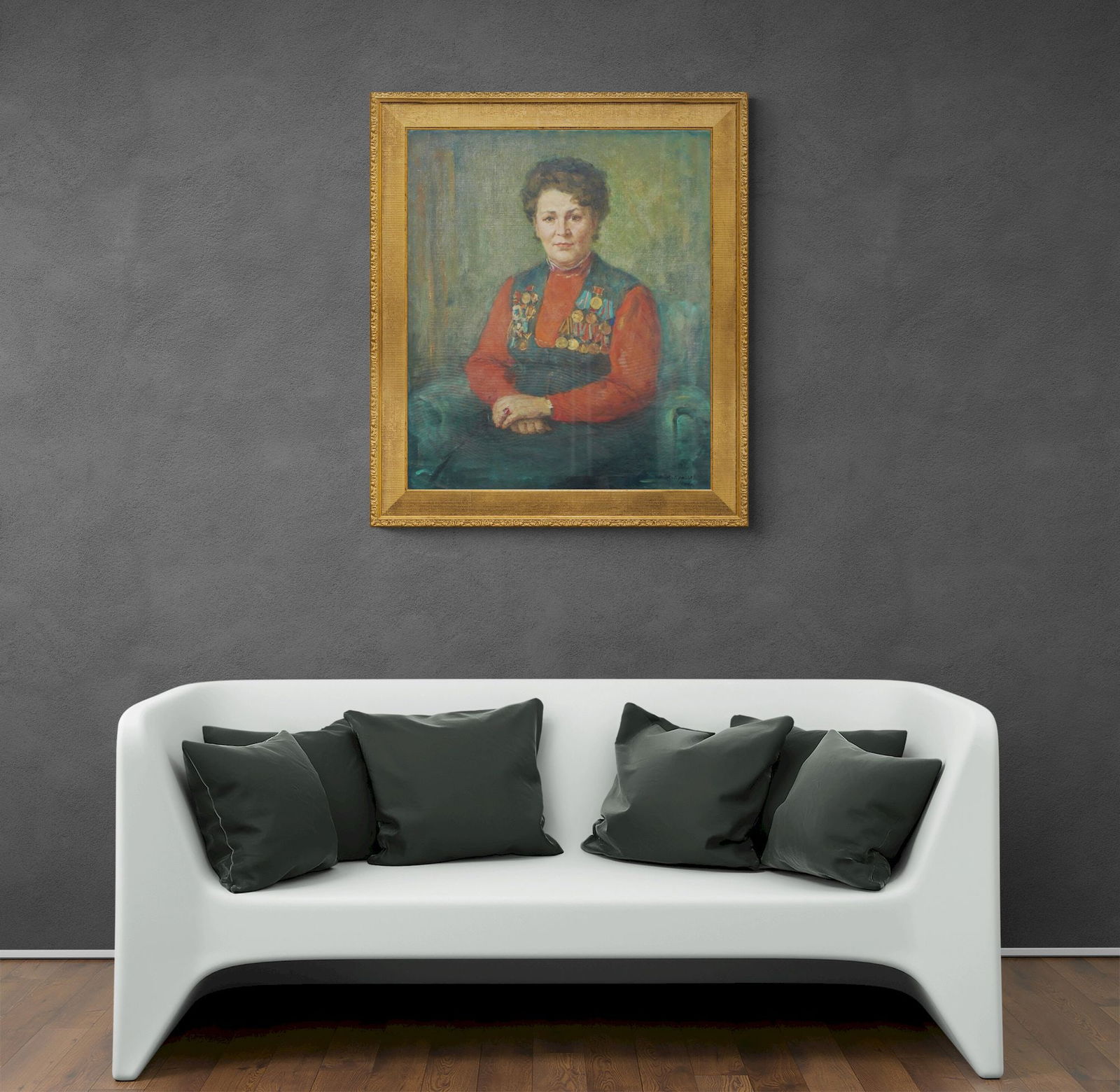 Krylov Kostyantyn (Ukrainian artist), "Portrait of the G.A. Poveda", oil on canvas - 4