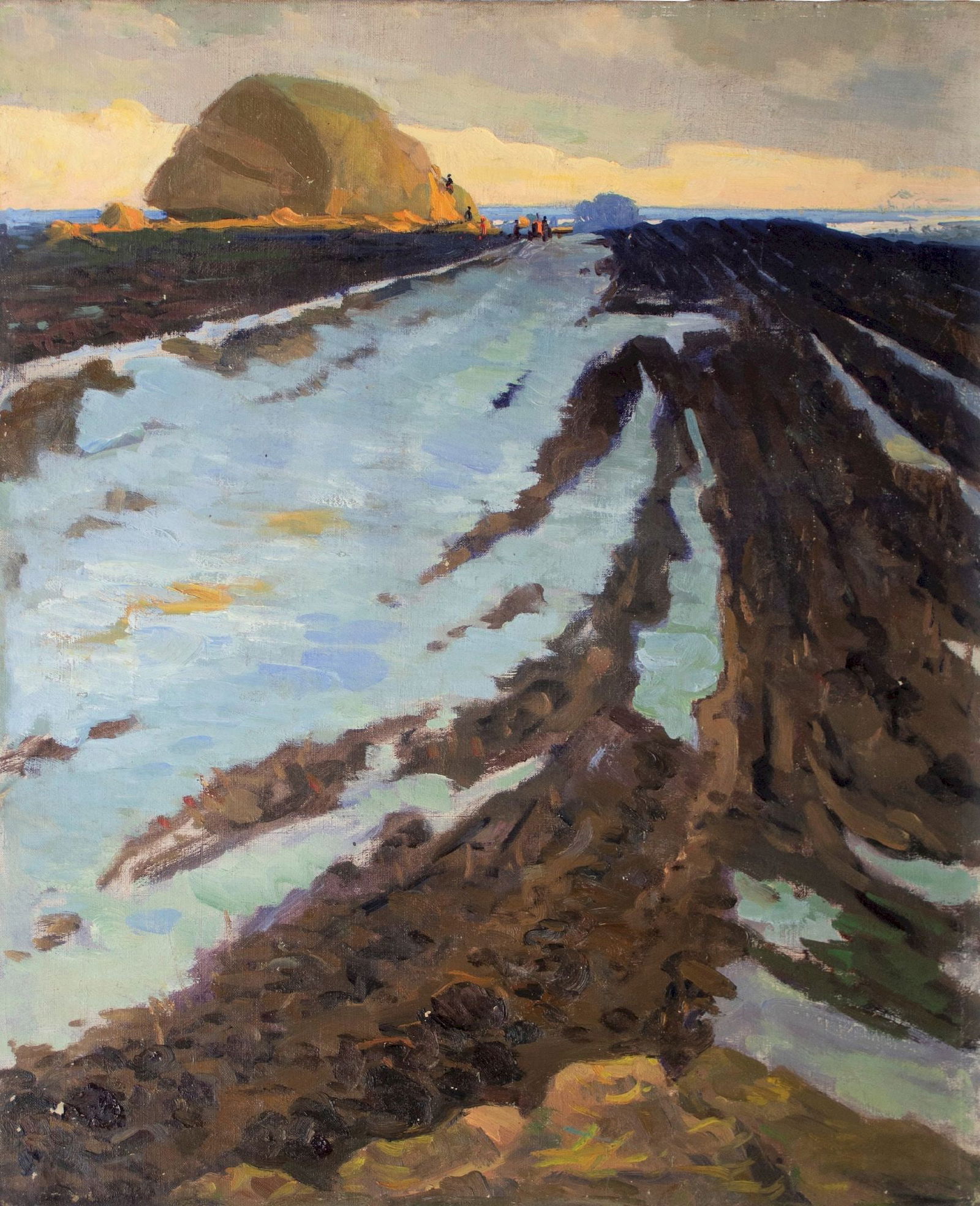 Solodovnikov Olexandr (Ukrainian artist), "Spring. In field", oil on canvas: Title: Solodovnikov Olexandr (Ukrainian artist), "Spring. In field", oil on canvas Artist: Solodovnikov Olexandr Olexandrovich Description: ARTIST: Solodovnikov Olexandr Olexandrovich, Ukrainian