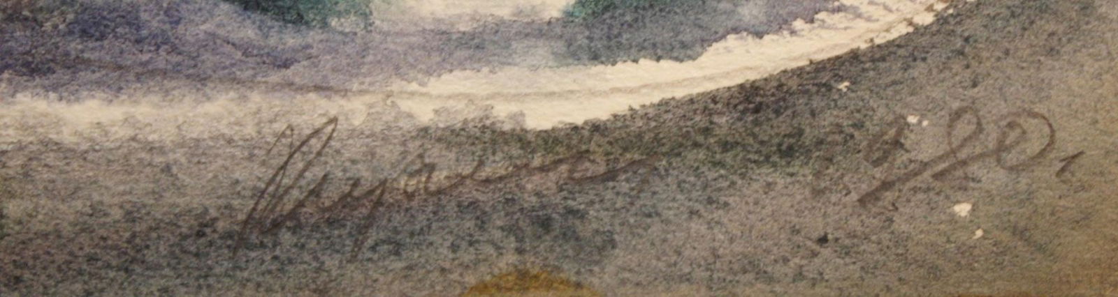 Kirilkov Valentin (Ukrainian artist), "Sailboats at sea", watercolor on paper - 2