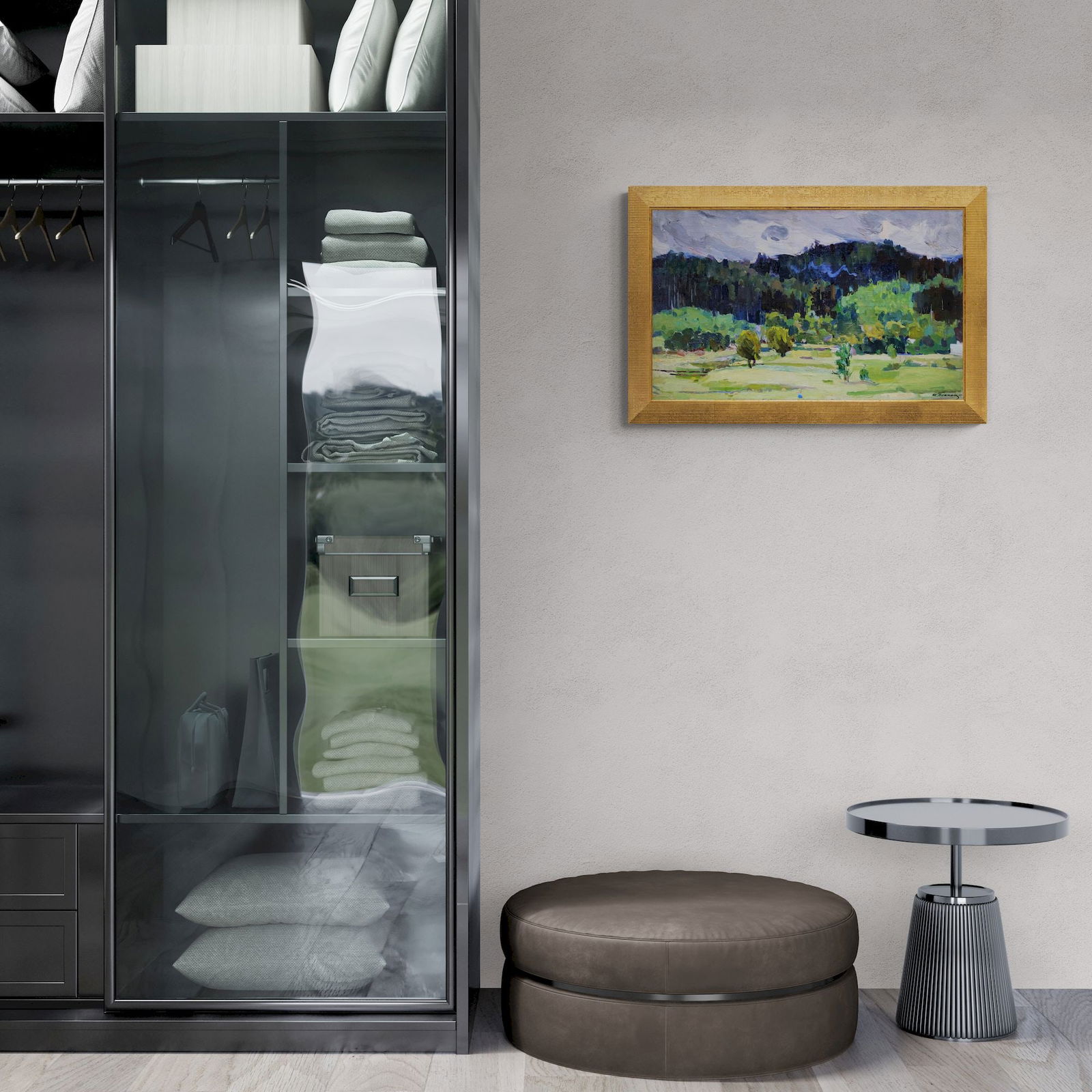 Plamenitsky Anatoly (Ukrainian artist), "Before the rain", oil on canvas - 4