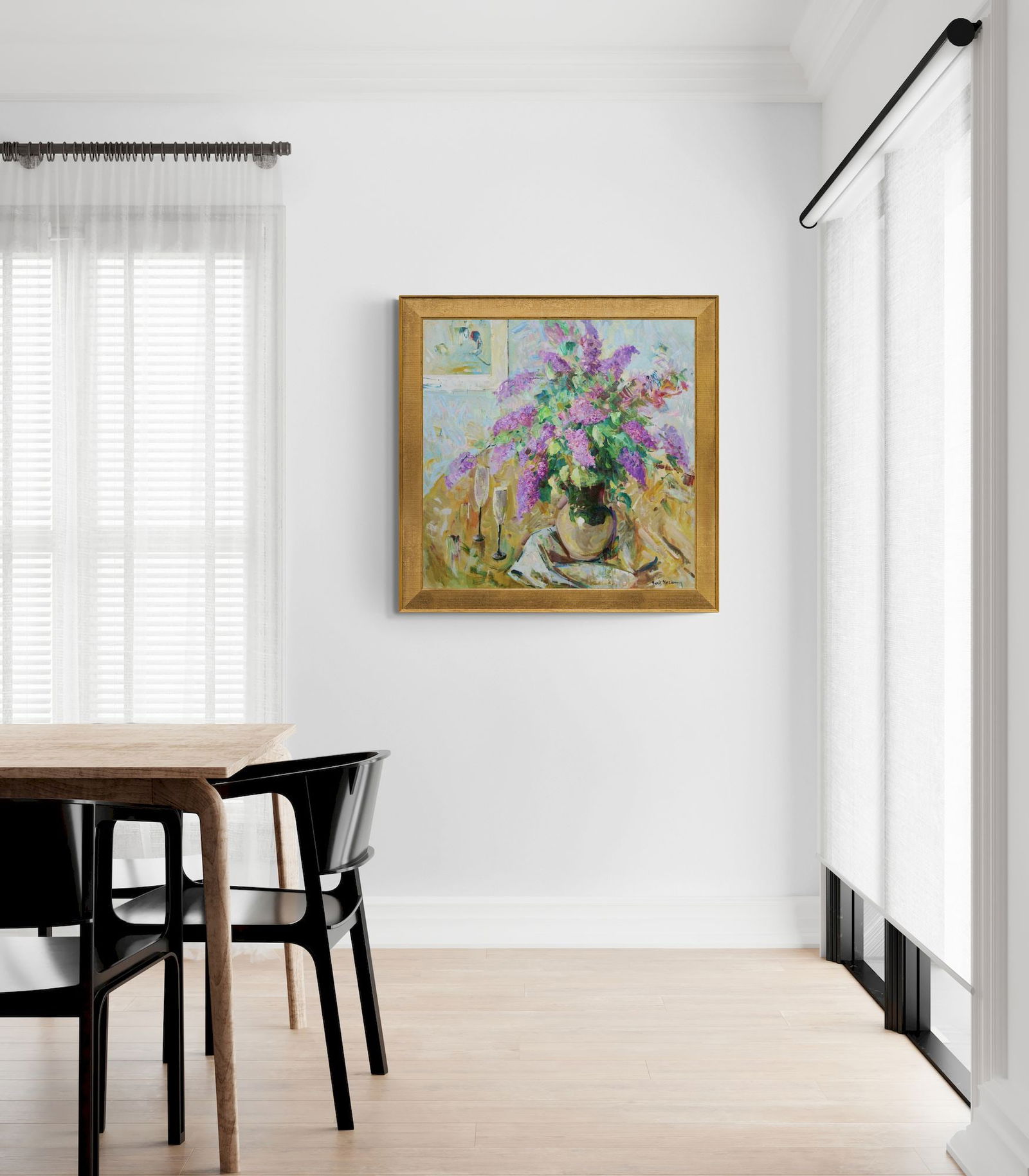 Yeremin Boris (Ukrainian artist), "Lilac", oil on canvas - 4