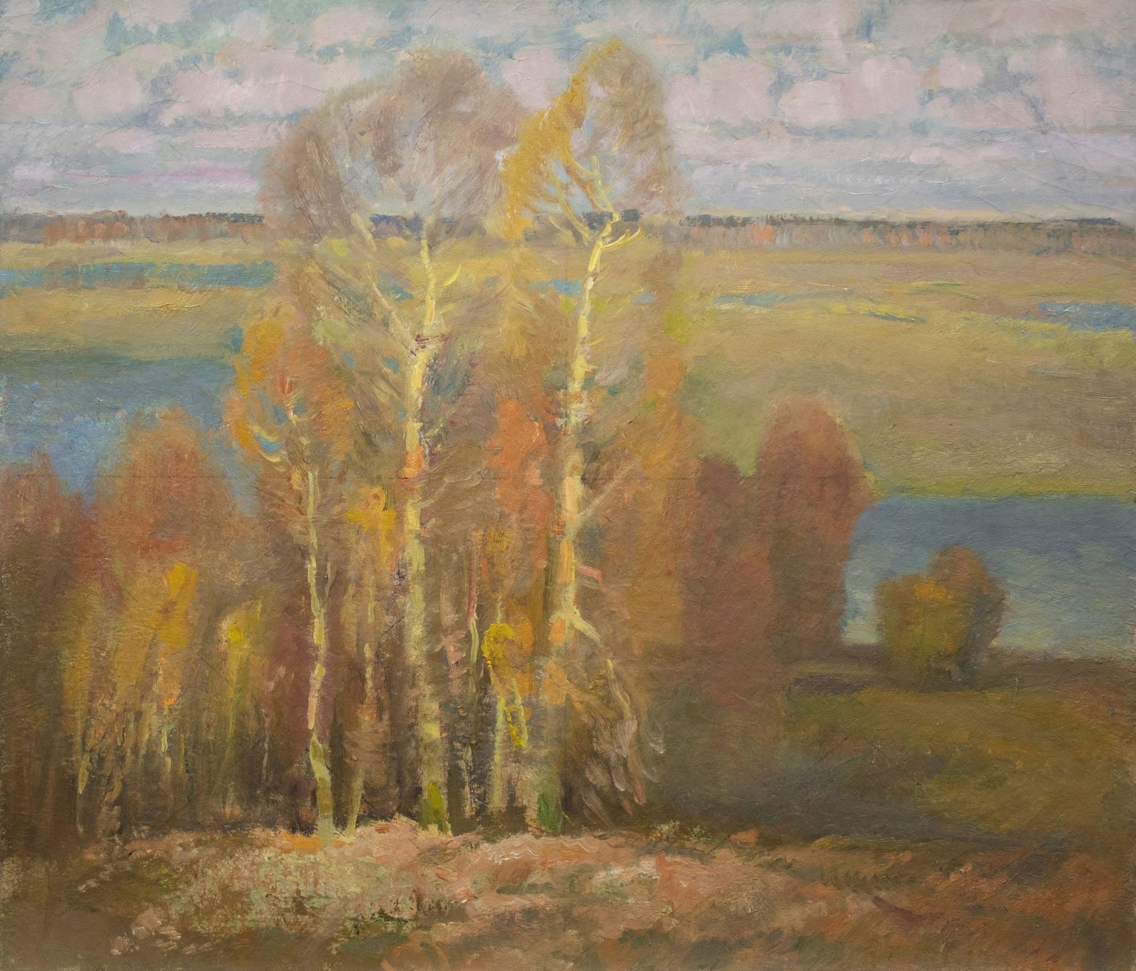 Mynka Olexandr (Ukrainian artist), "Autumn", oil on canvas (1 of 3)