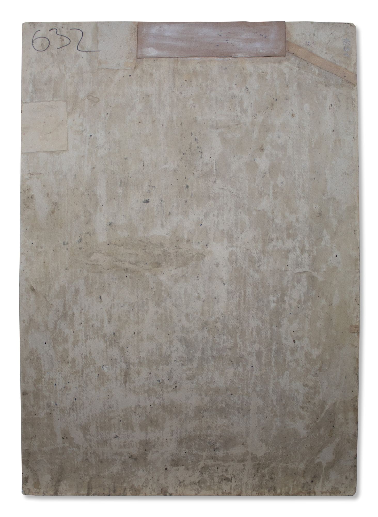 Unidentified (Ukrainian artist), "Thinking", oil on cardboard - 2