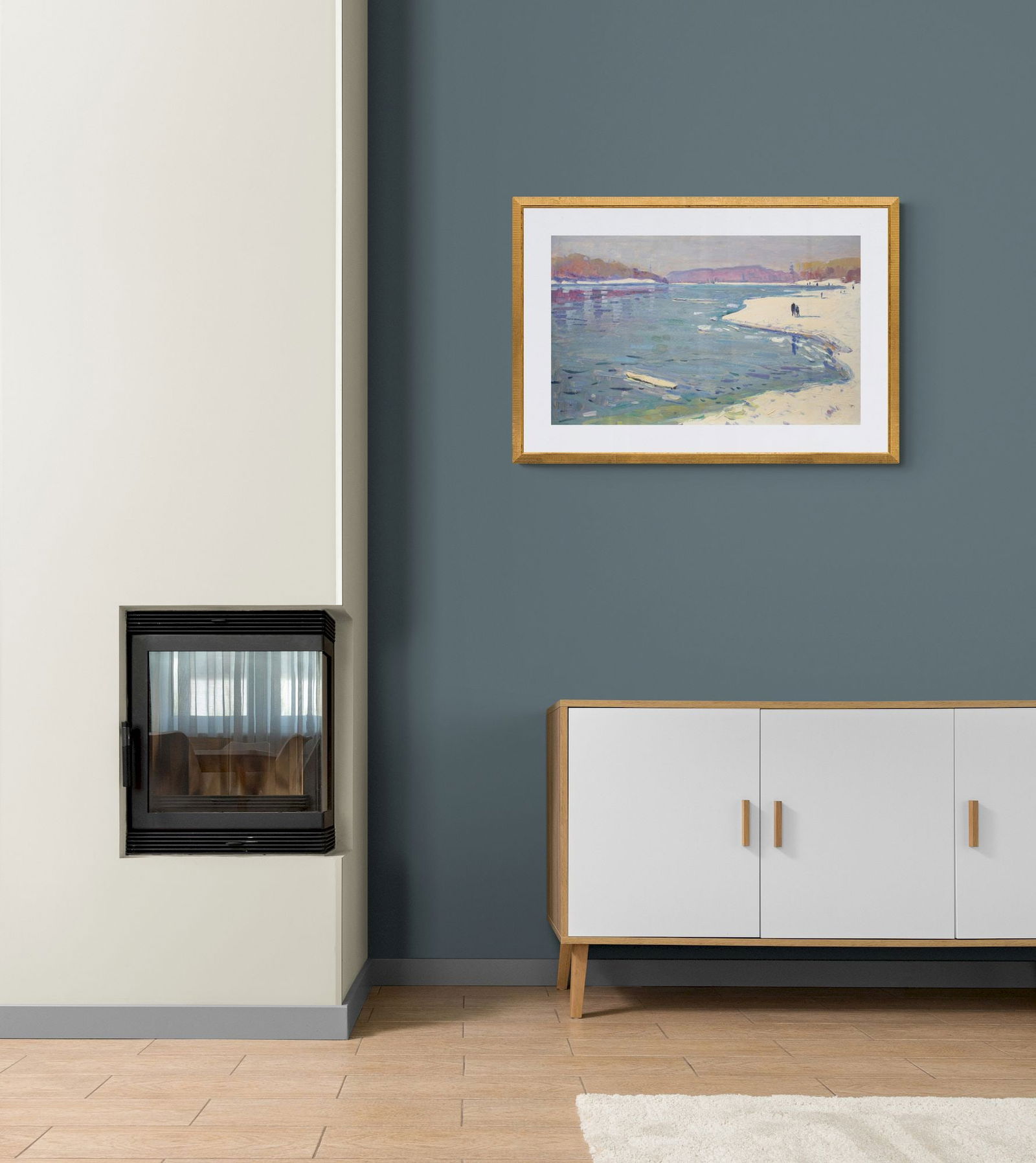 Tyukha Ivan (Ukrainian artist), "Stroll", oil on cardboard - 3