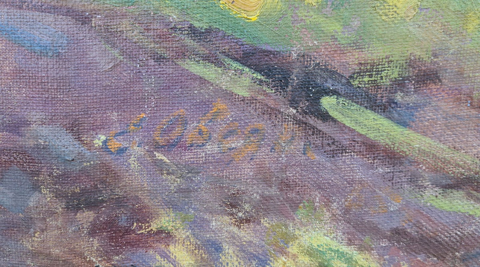 Ovsyannikova Evgenia (Ukrainian artist), "Spring works on field", oil on canvas - 2