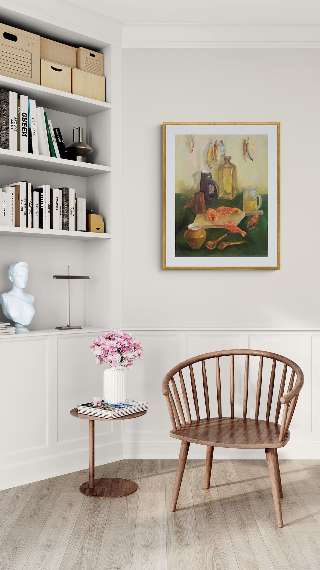 Fedorchenko Volodymyr (Ukrainian artist), "Still life with crayfish", oil on canvas - 4