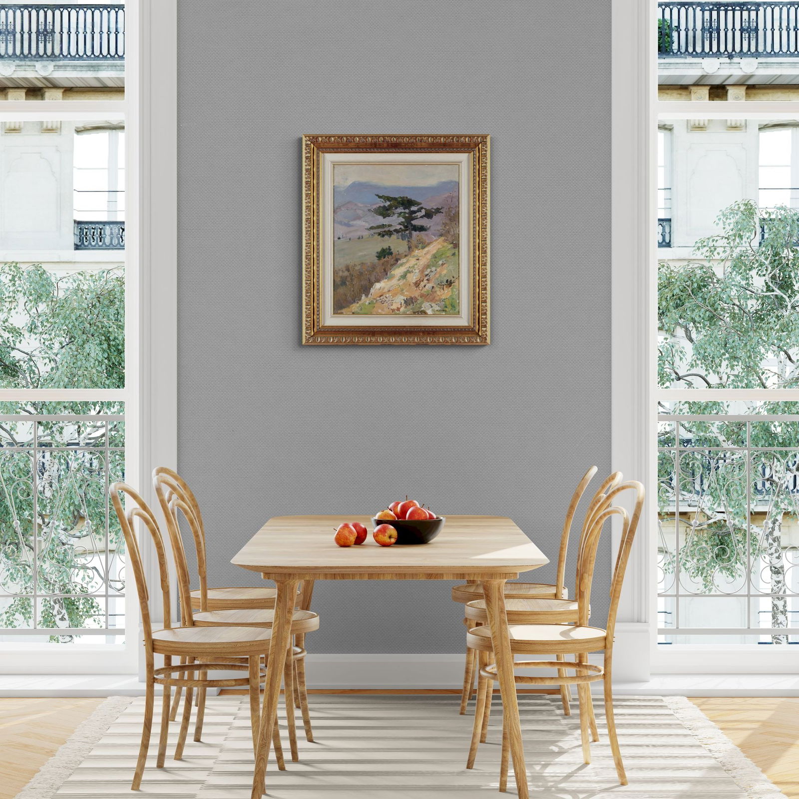 Shelyuto Mykola (Ukrainian artist), "Pine. Crimea", oil on canvas - 4