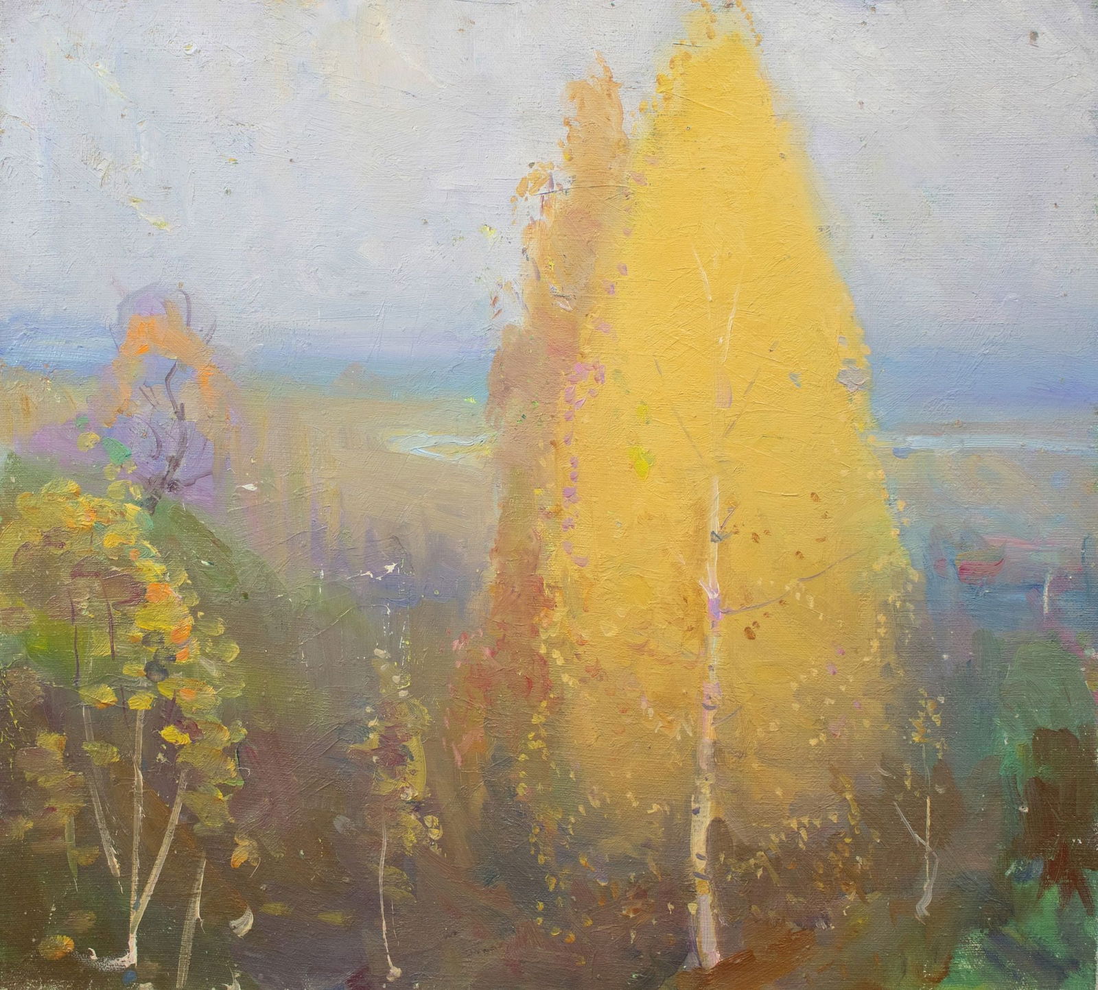 Tyukha Ivan (Ukrainian artist), "Got colder", oil on canvas (1 of 3)