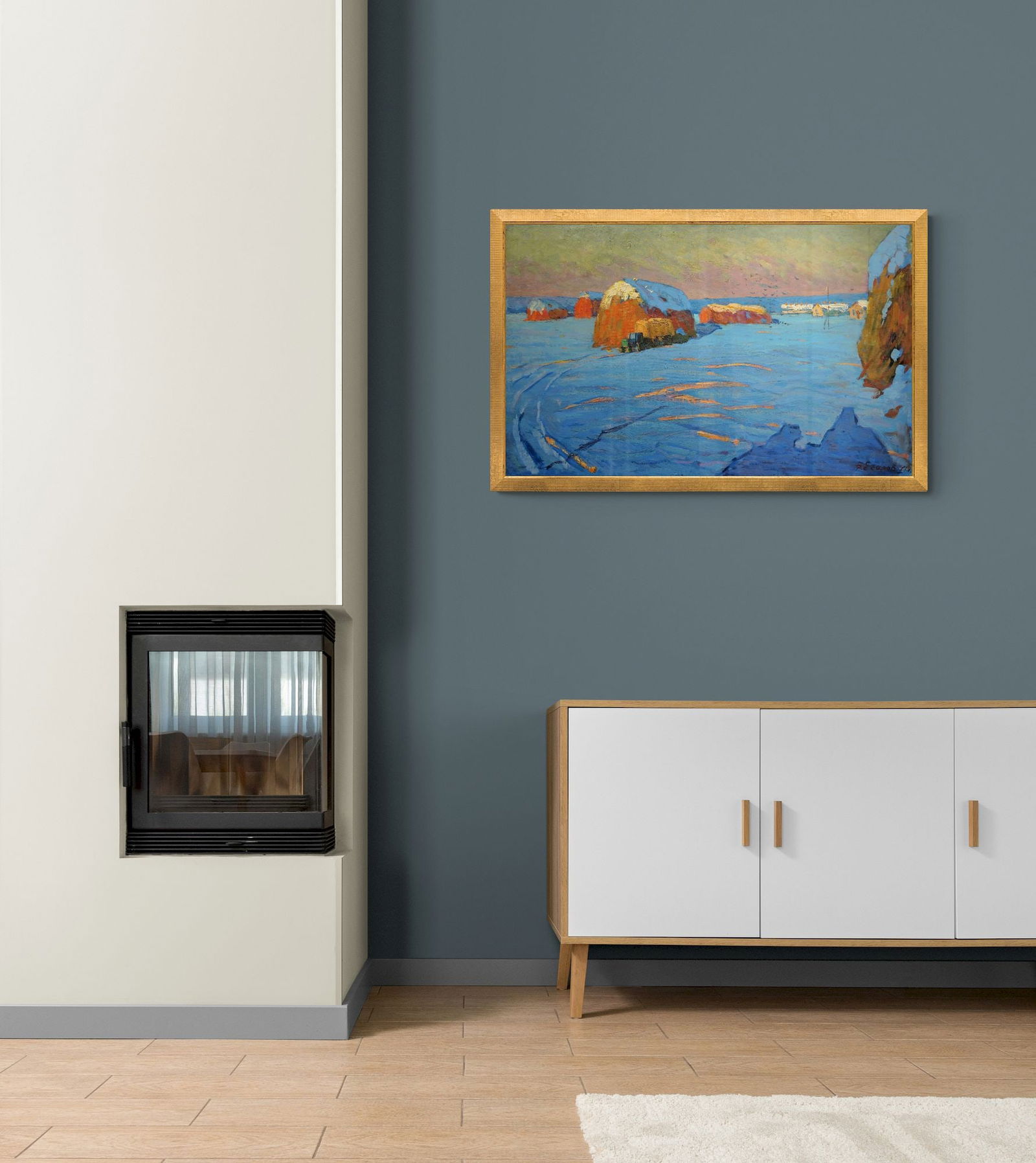 Egorov Boris (Ukrainian artist), "Stack", oil on canvas - 5