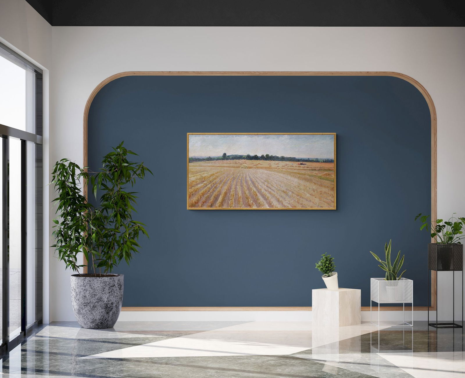 Voloshin Georgy (Ukrainian artist), "Harvest", oil on canvas - 5