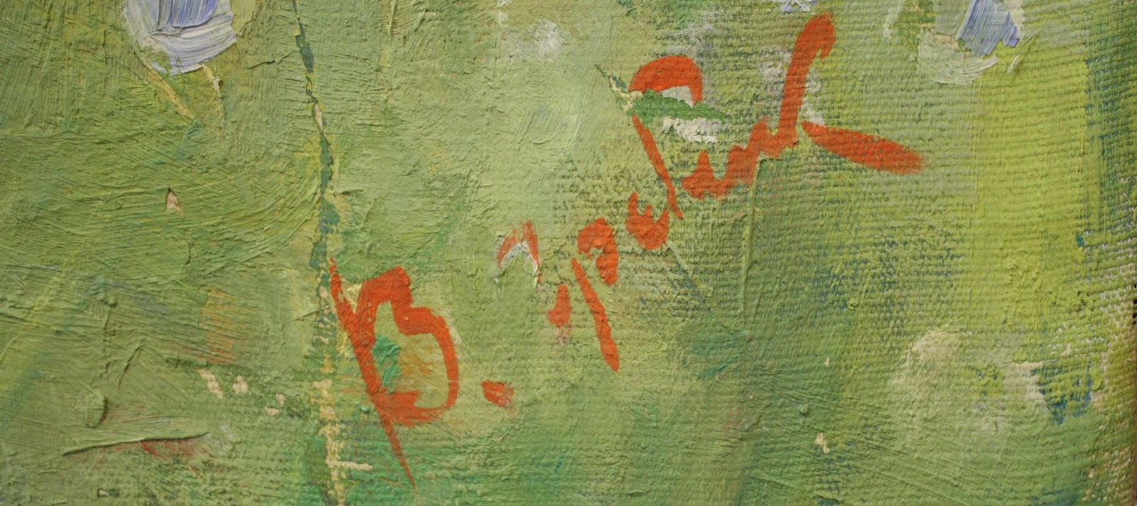 Grebennik Vitaliy (Ukrainian artist), "Lenin near the river with a mushroom pickers", oil on canvas - 2