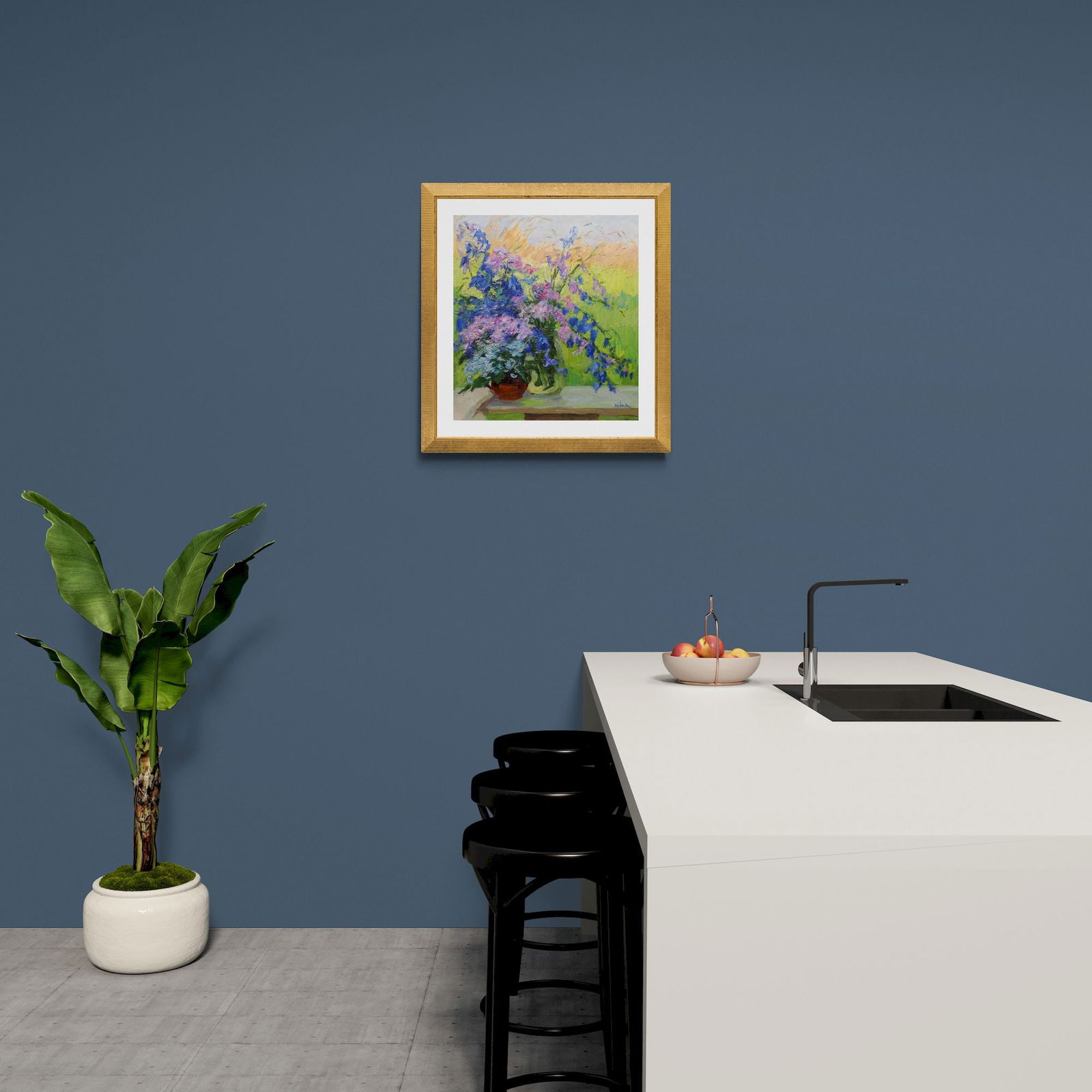 Tolpekin Georgyi (Ukrainian artist), "Wildflowers", oil on cardboard - 5