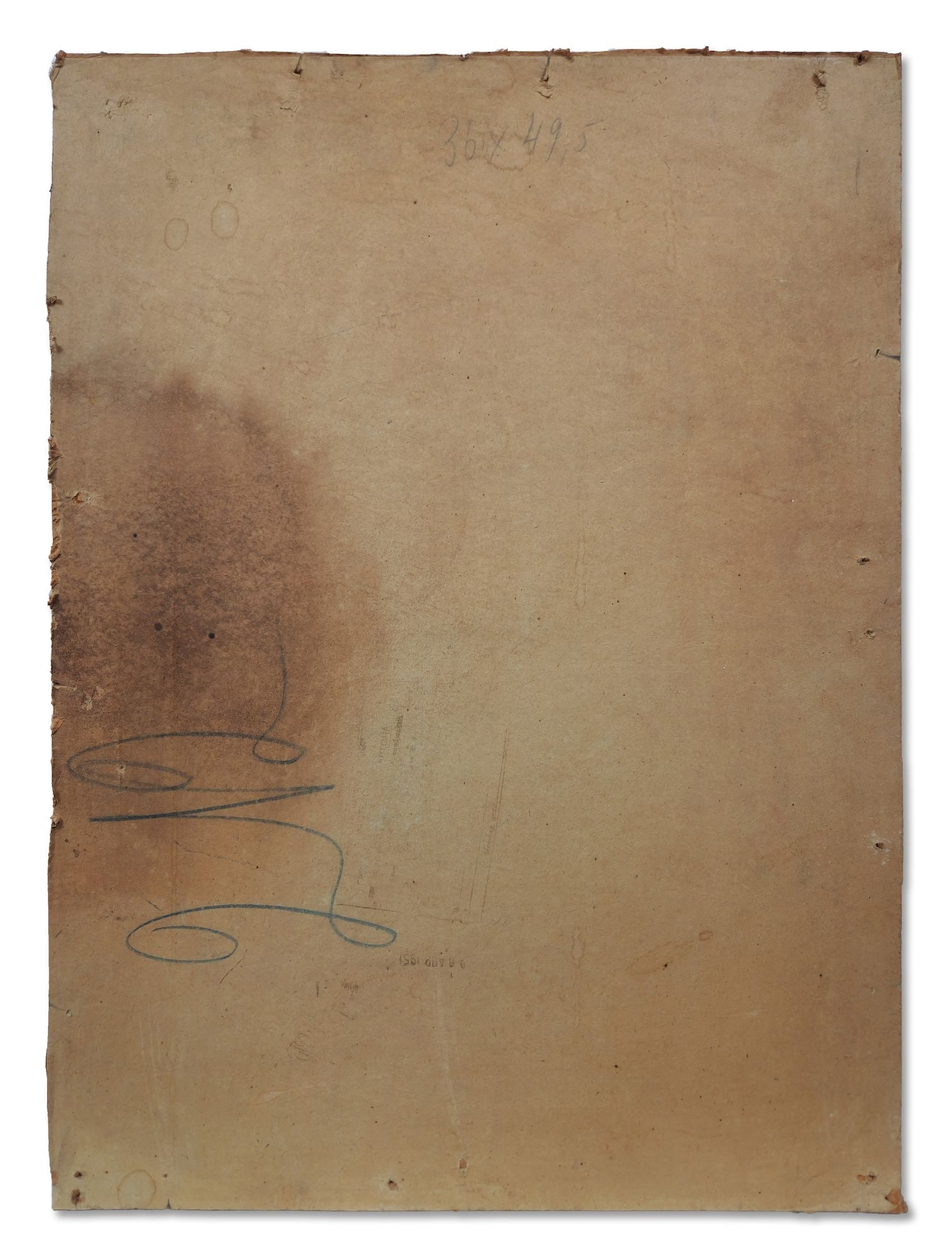 Bilopolyi Yosyp (Ukrainian artist), "Portrait of a man", oil on canvas on cardboard - 3