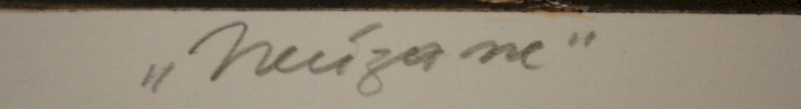 Lopata Vasyl (Ukrainian artist), "Landscape", lithography on paper - 2