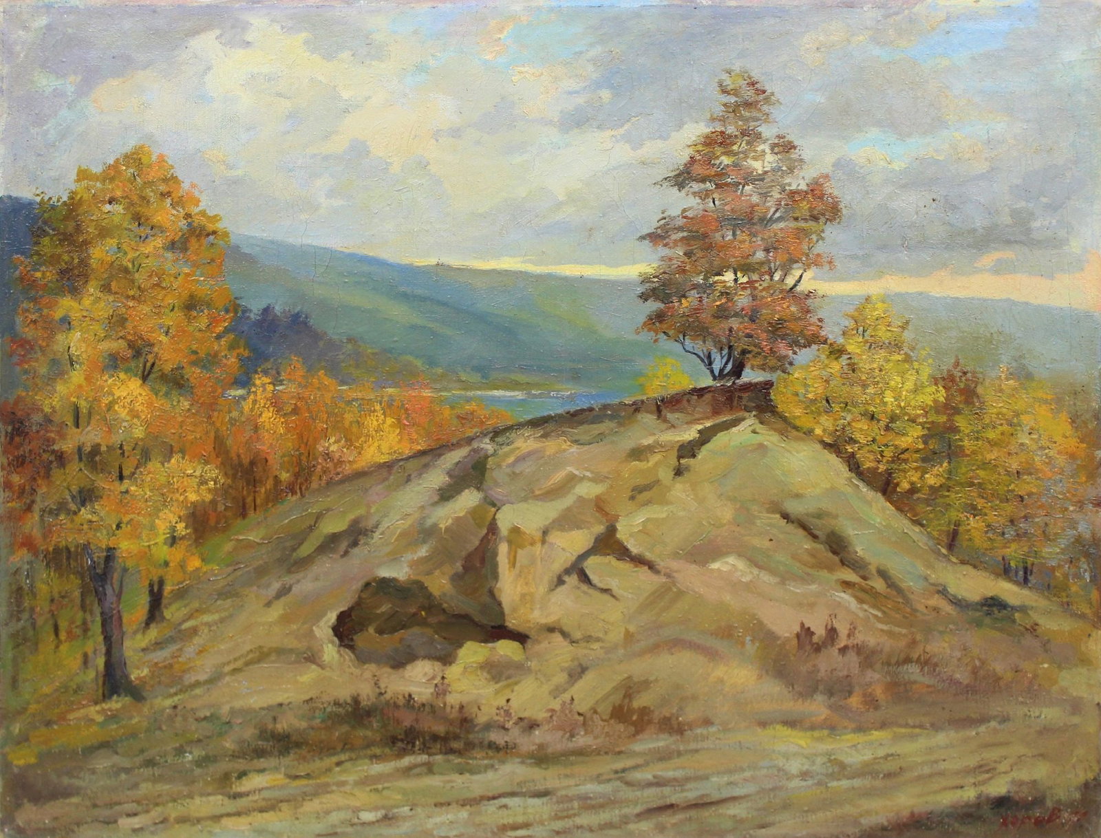 Khorov Olexandr (Ukrainian artist), "Fall", oil on canvas (1 of 4)