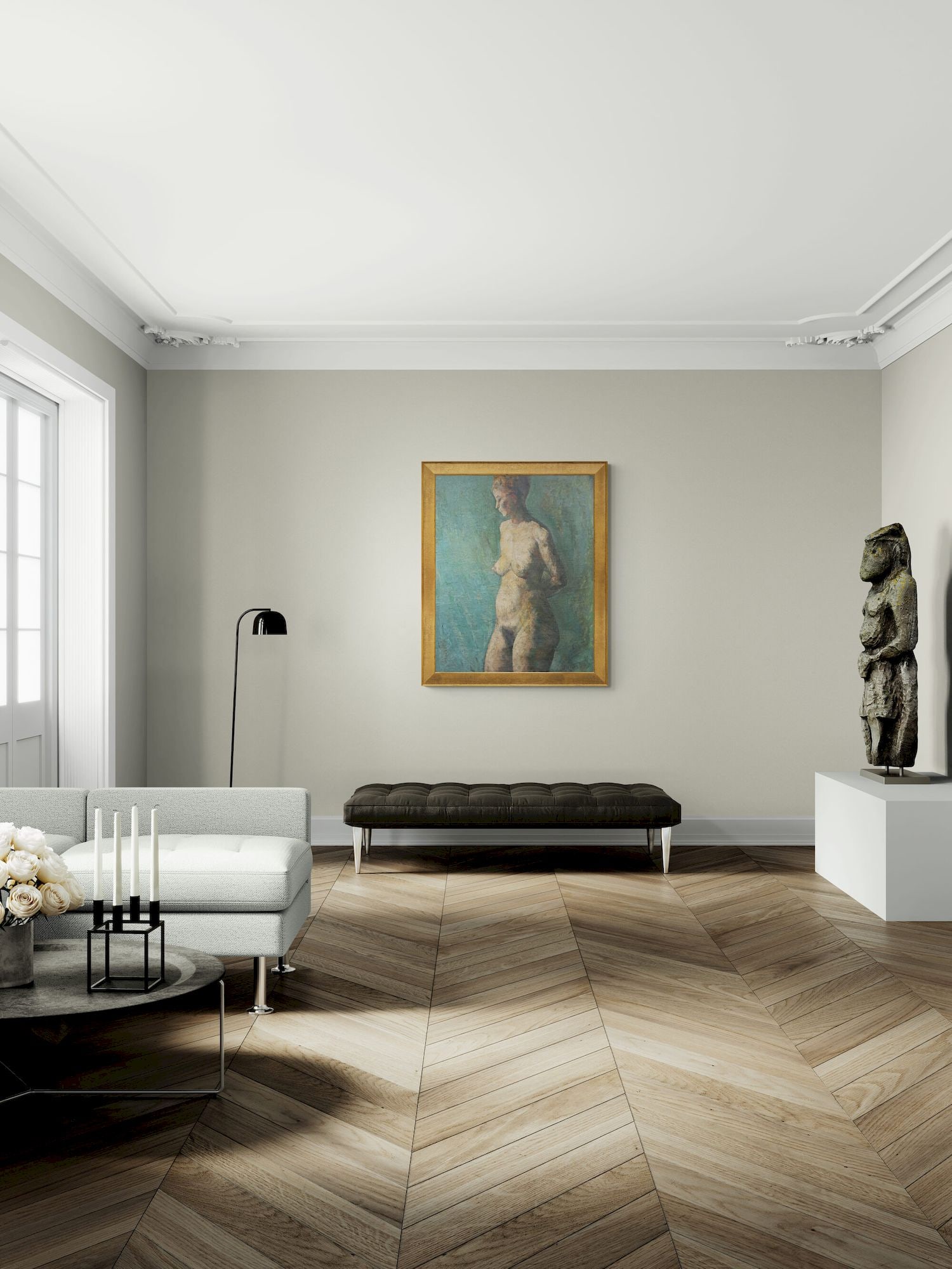 Stetsenko Viktor (Ukrainian artist), "Figure woman", oil on canvas - 4