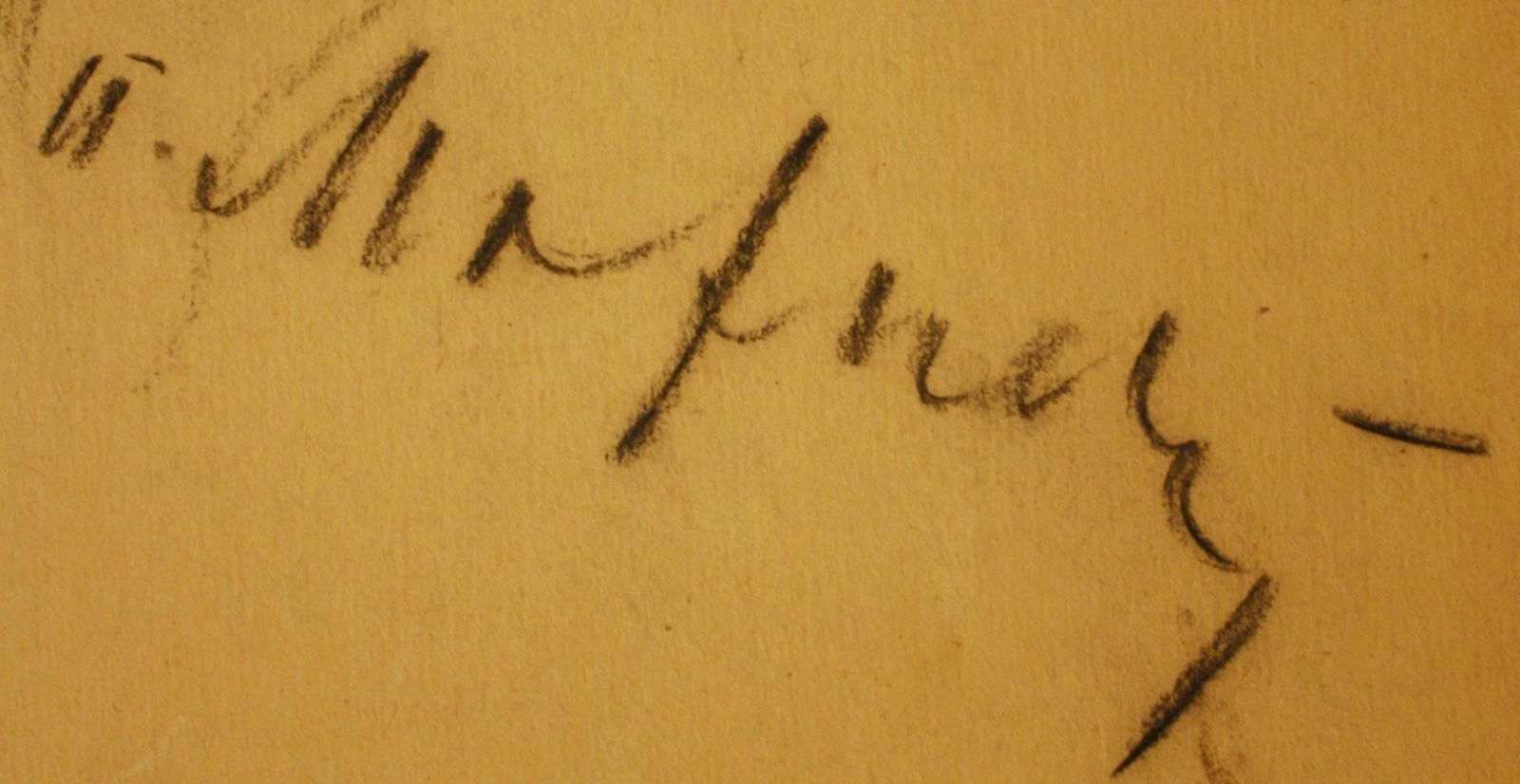 Rudenko Volodymyr (Ukrainian artist), "Portrait of the actor", mixed technique on cardboard - 2