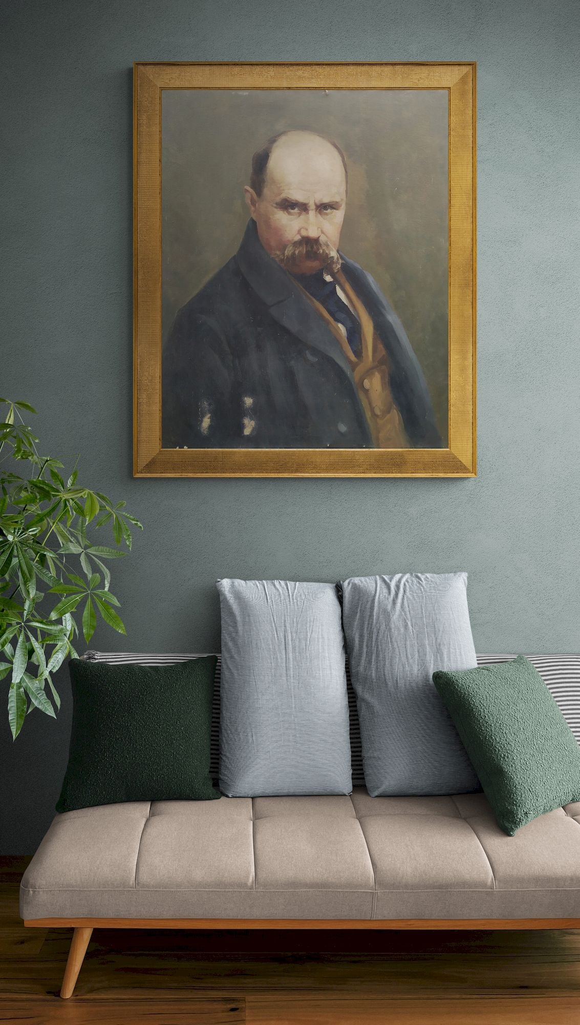 Unidentified (Ukrainian artist), "Taras Shevchenko", oil on canvas - 3