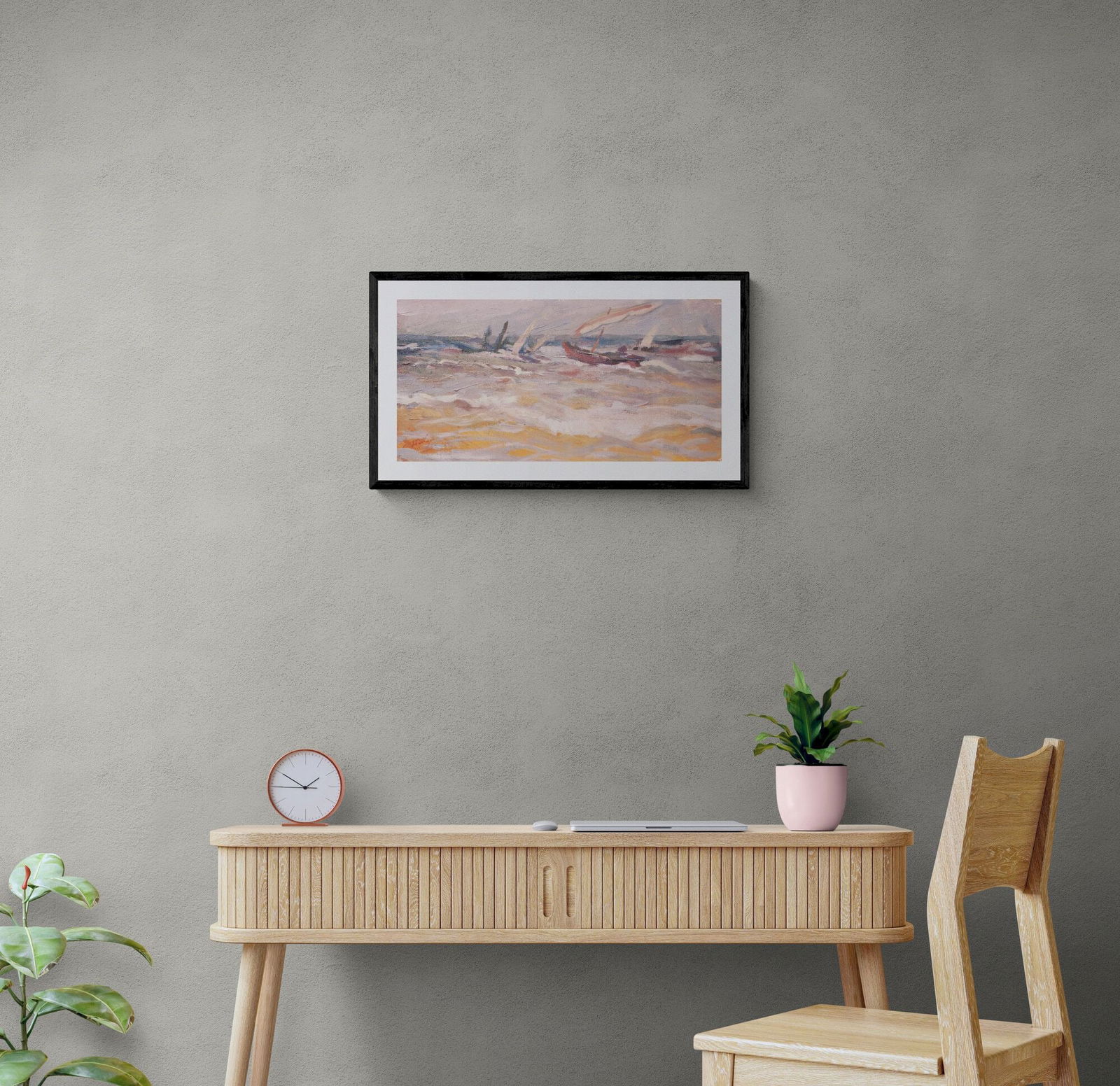 Babentsov V?ktor (Ukrainian artist), "Inkerman shore", oil on cardboard - 4