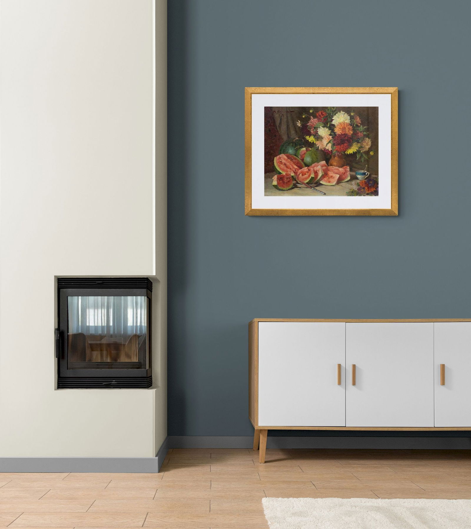 Lapin Viktor (Ukrainian artist), "Still life with watermelons", oil on canvas - 4