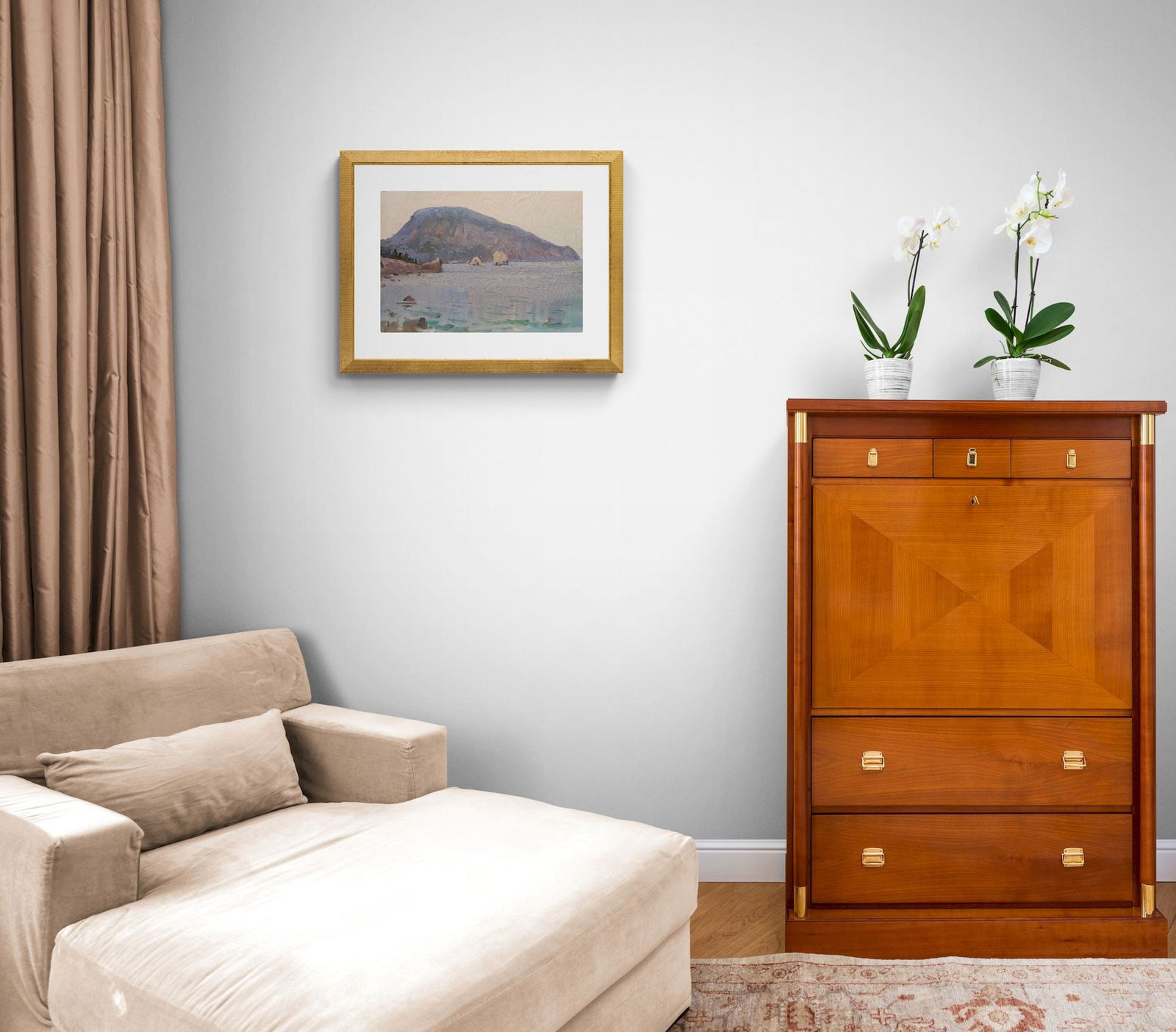 Erlih Volodymyr (Ukrainian artist), "Bear mountain", oil on cardboard - 4