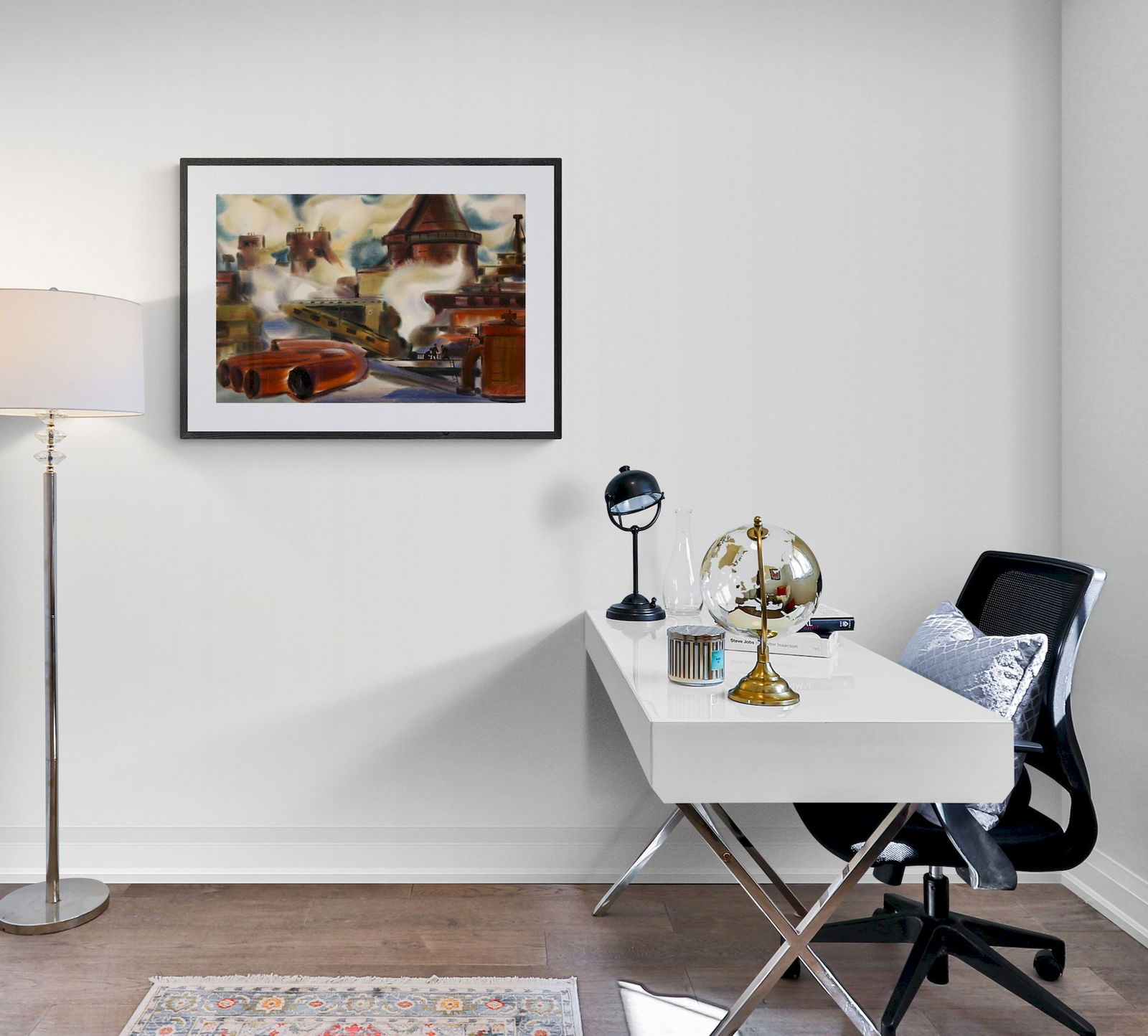 Mynka Olexandr (Ukrainian artist), "The checkpoint at the bug", oil on canvas - 4