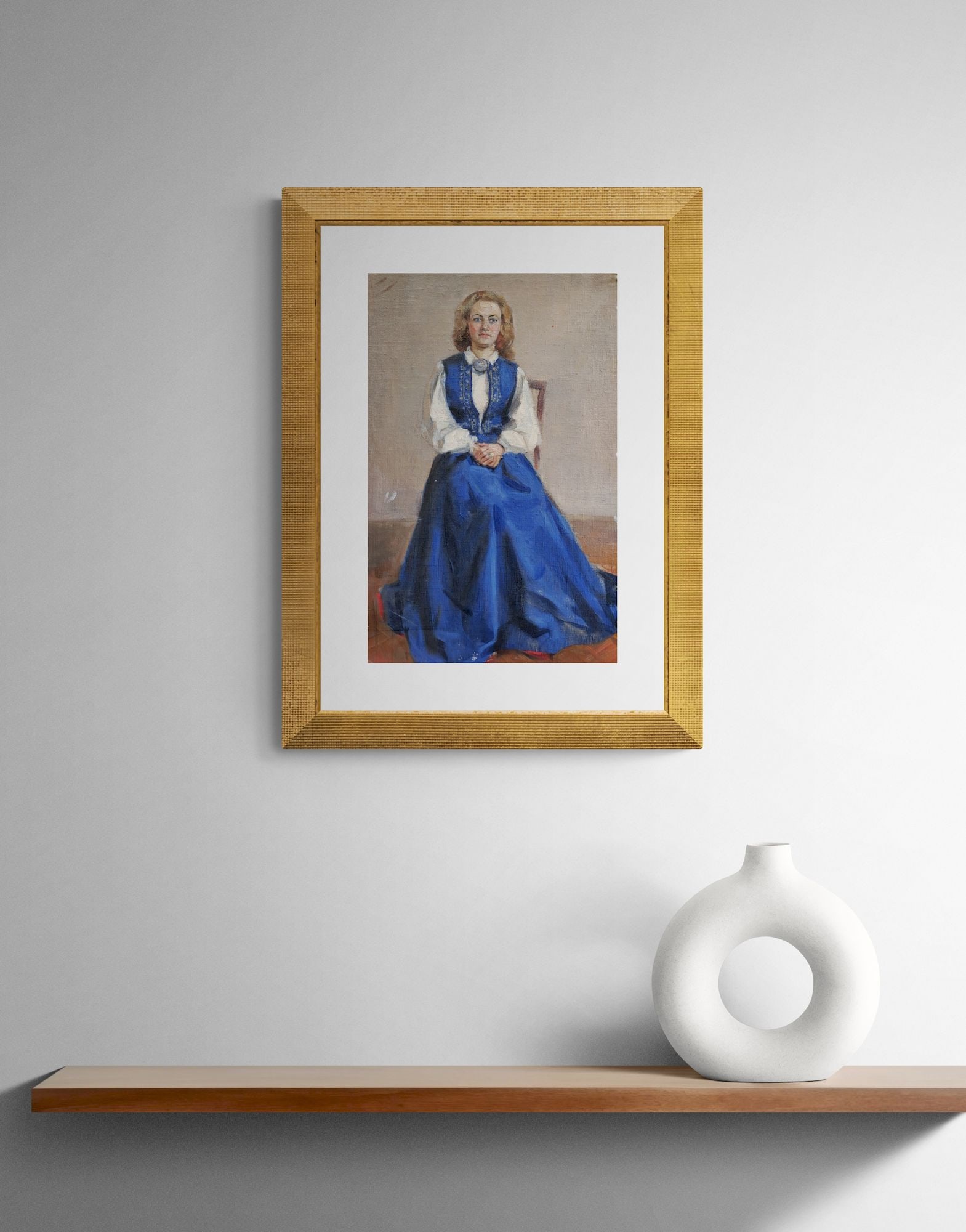 Volsky Petro (Ukrainian artist), "Latvian", oil on cardboard - 3