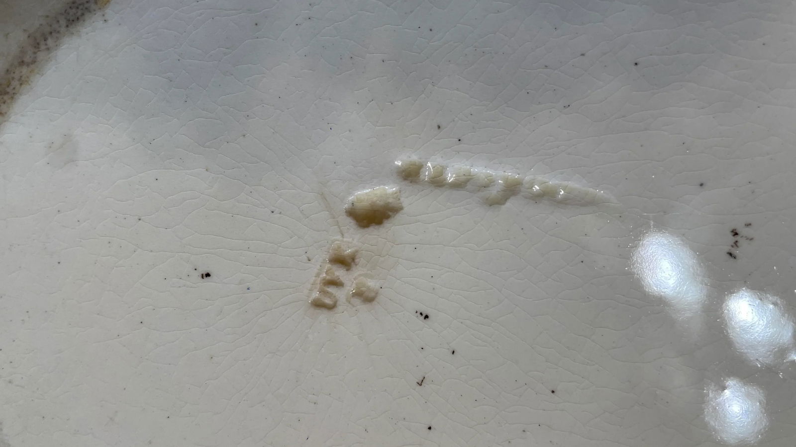 Antique Wedgwood Aesthetic Movement Transferware Platter Oval Platter - 5