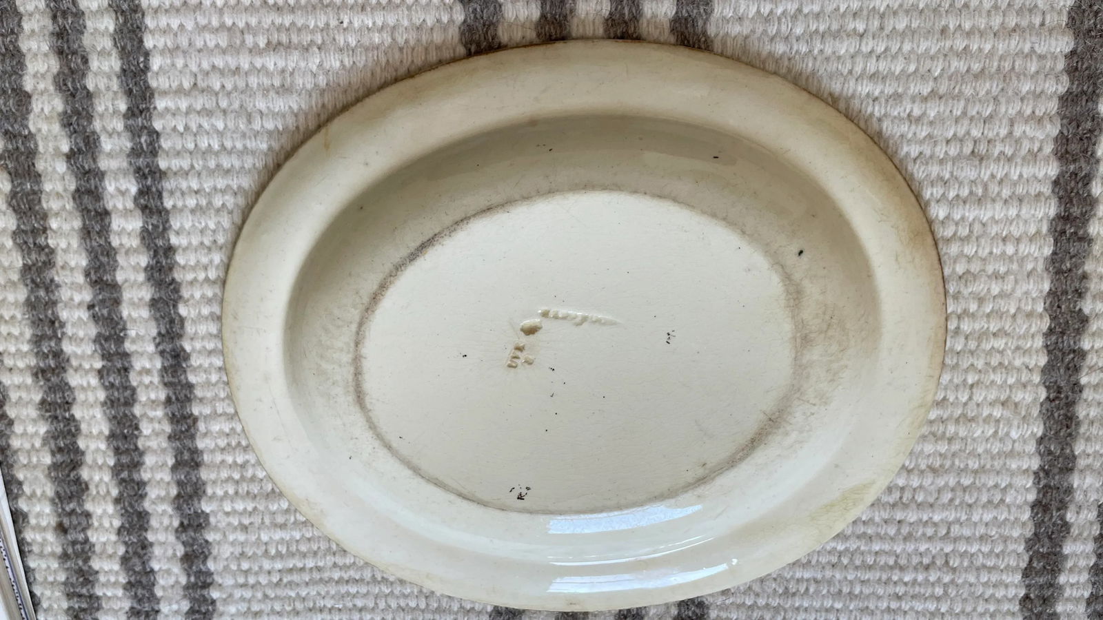 Antique Wedgwood Aesthetic Movement Transferware Platter Oval Platter - 6