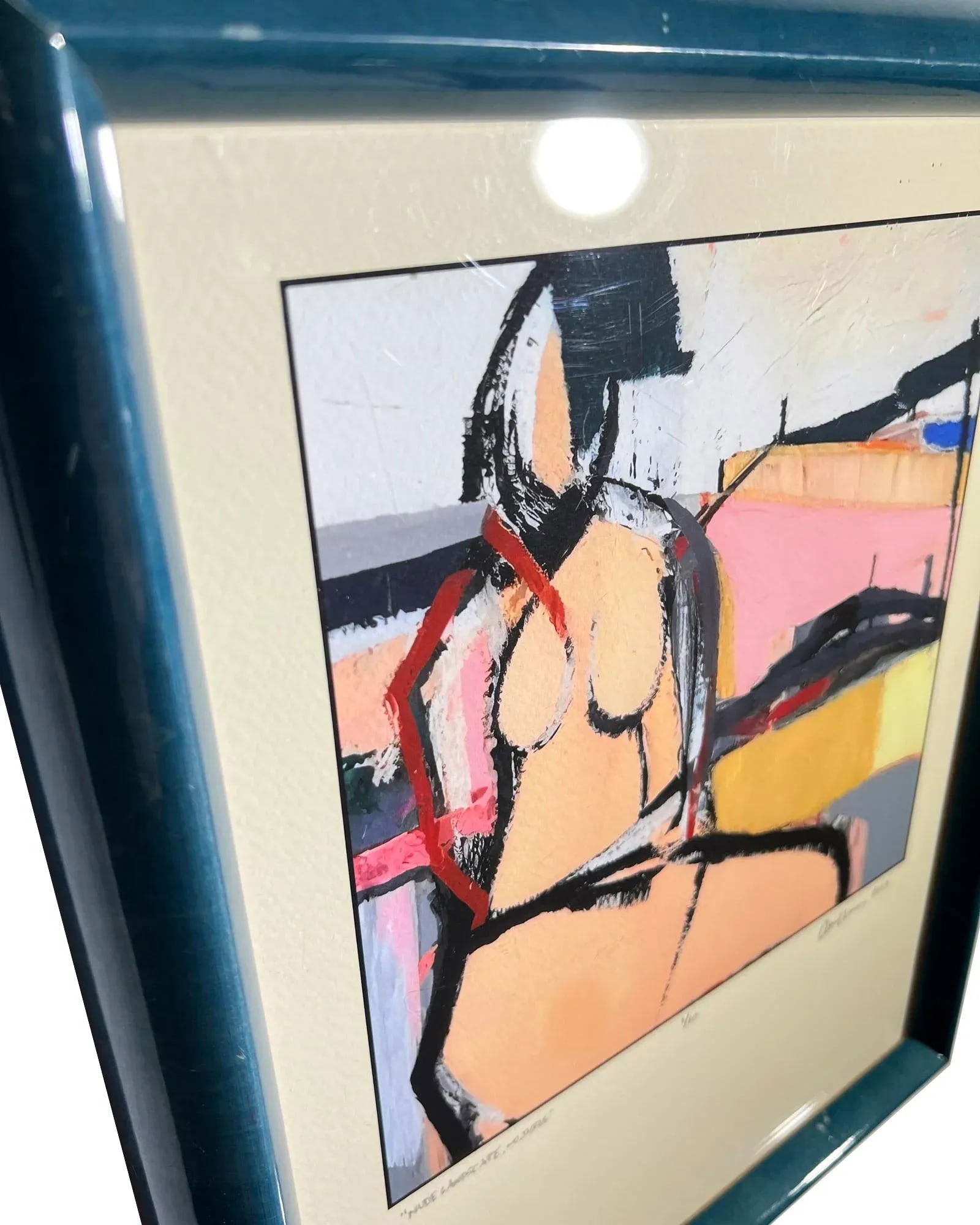 Gestural Female "Nude Landscape, No. Three" Original Limited Edition Giclee Print - 3