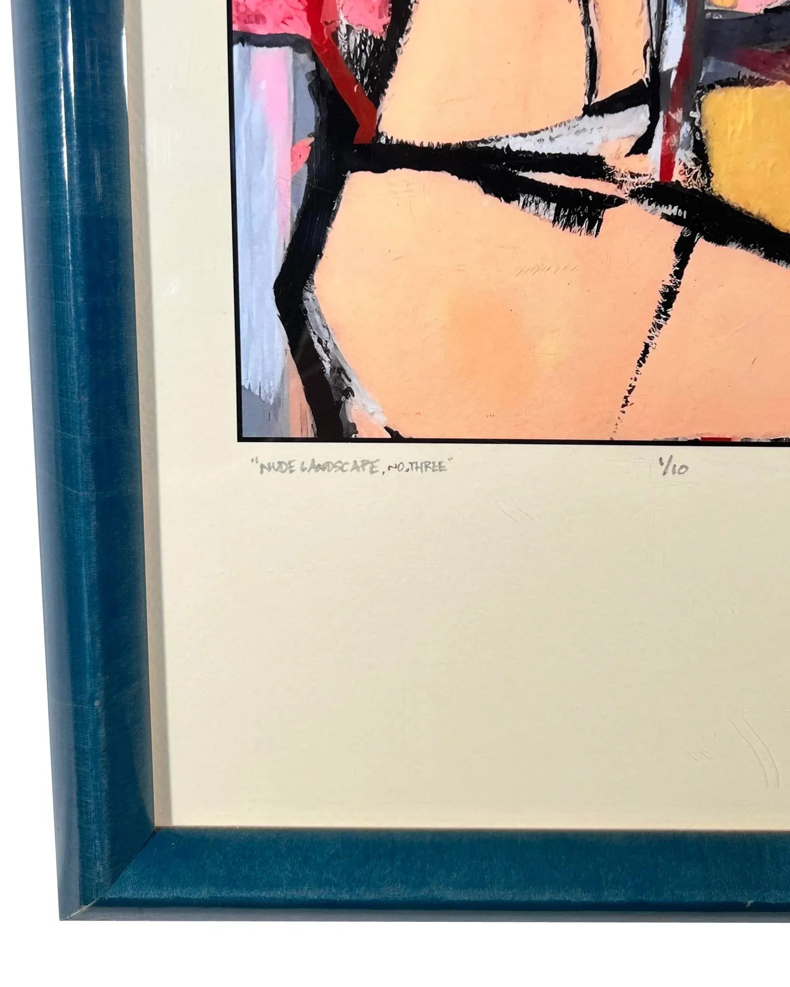 Gestural Female "Nude Landscape, No. Three" Original Limited Edition Giclee Print - 5